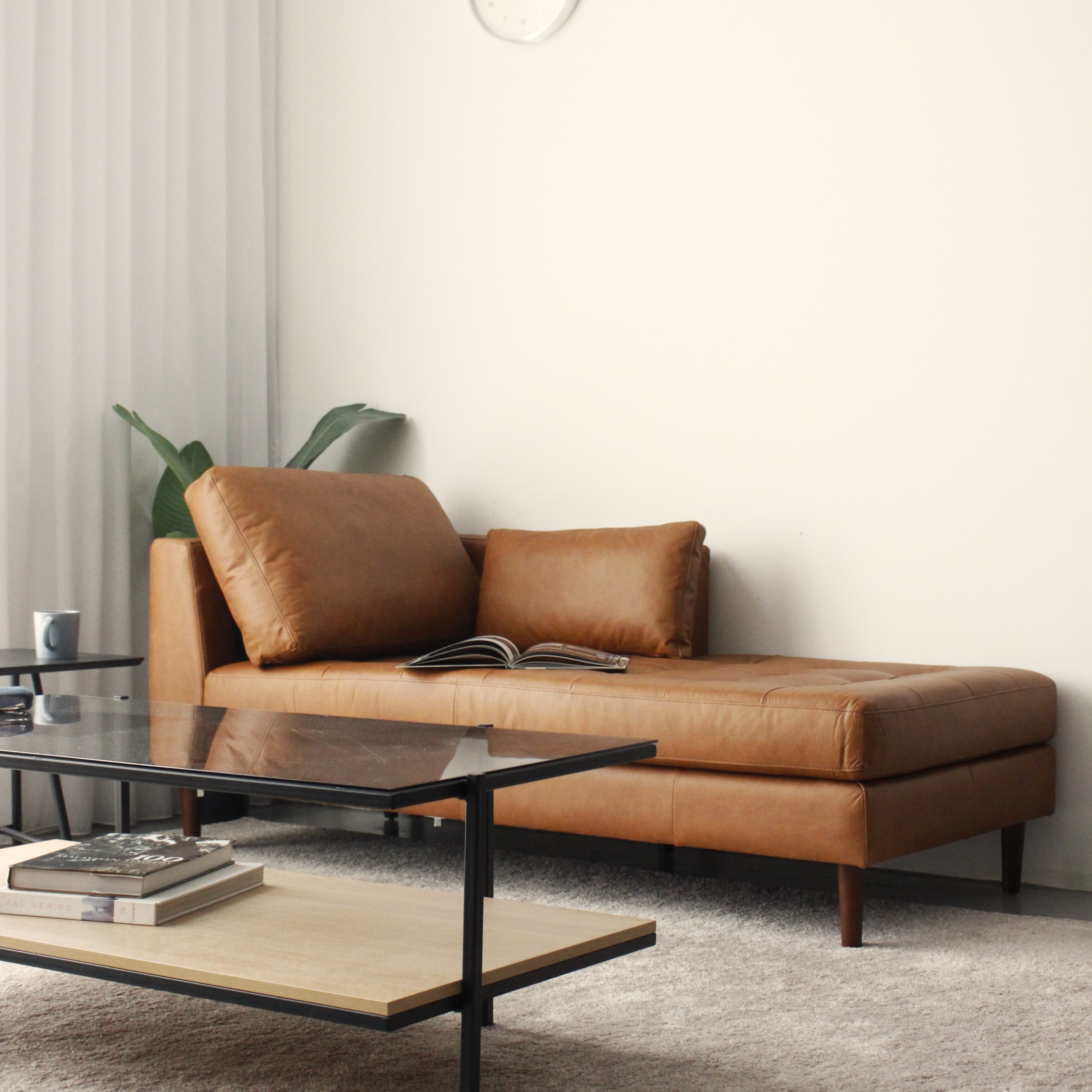 NORDI Sofa Chaise Leather Premium