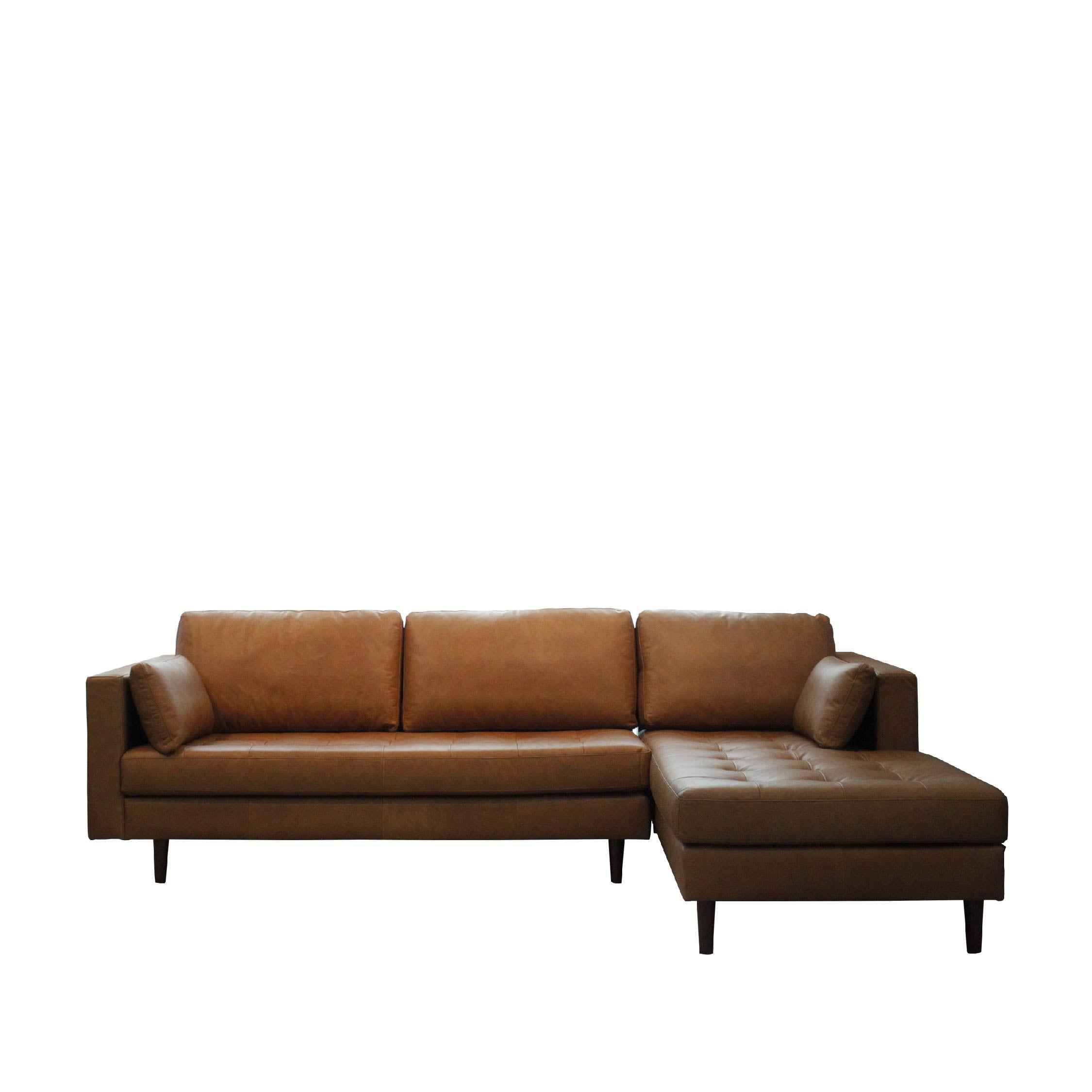 NORDI Sofa L-Shape Leather Premium with Right Sectional.