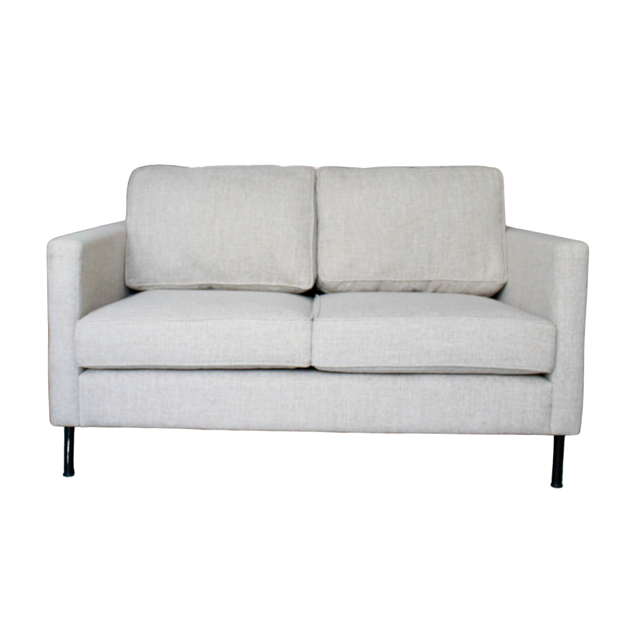 Light Brown sofa on a white background