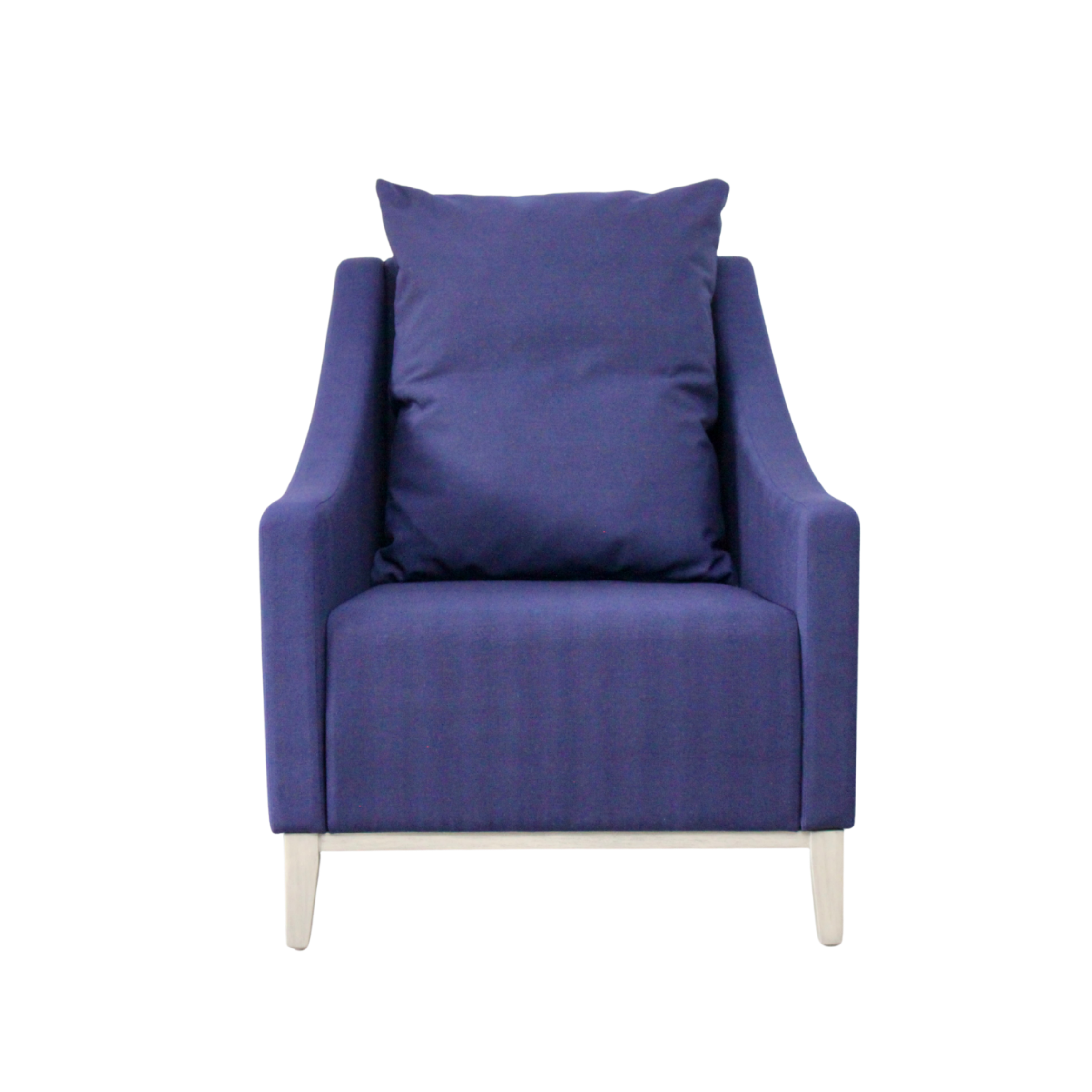 SELSA Lounge Chair in Promo Blue Fabric