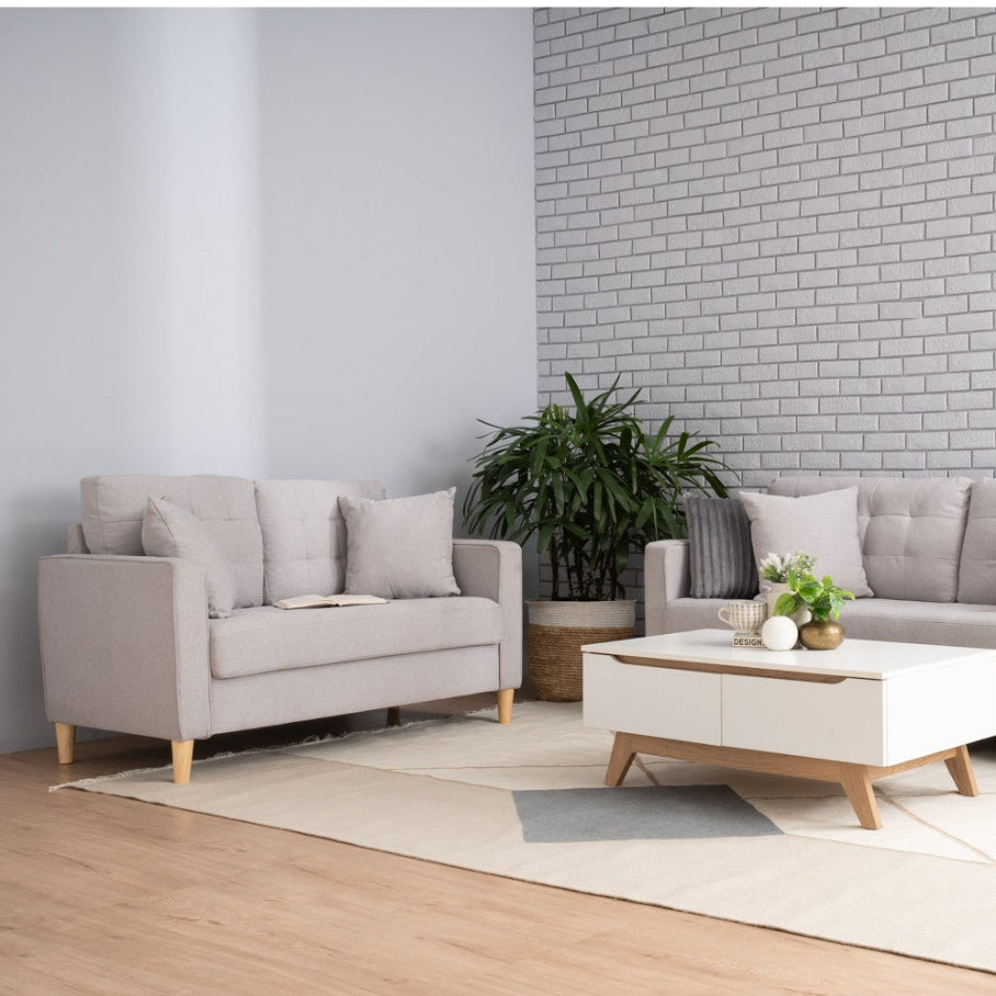 BENTO Sofa 2 Seater Light Grey