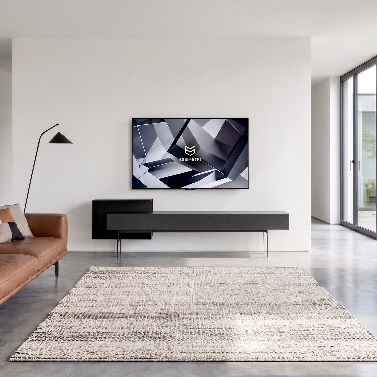 ESSIMETRI TV Unit All Black V3.0