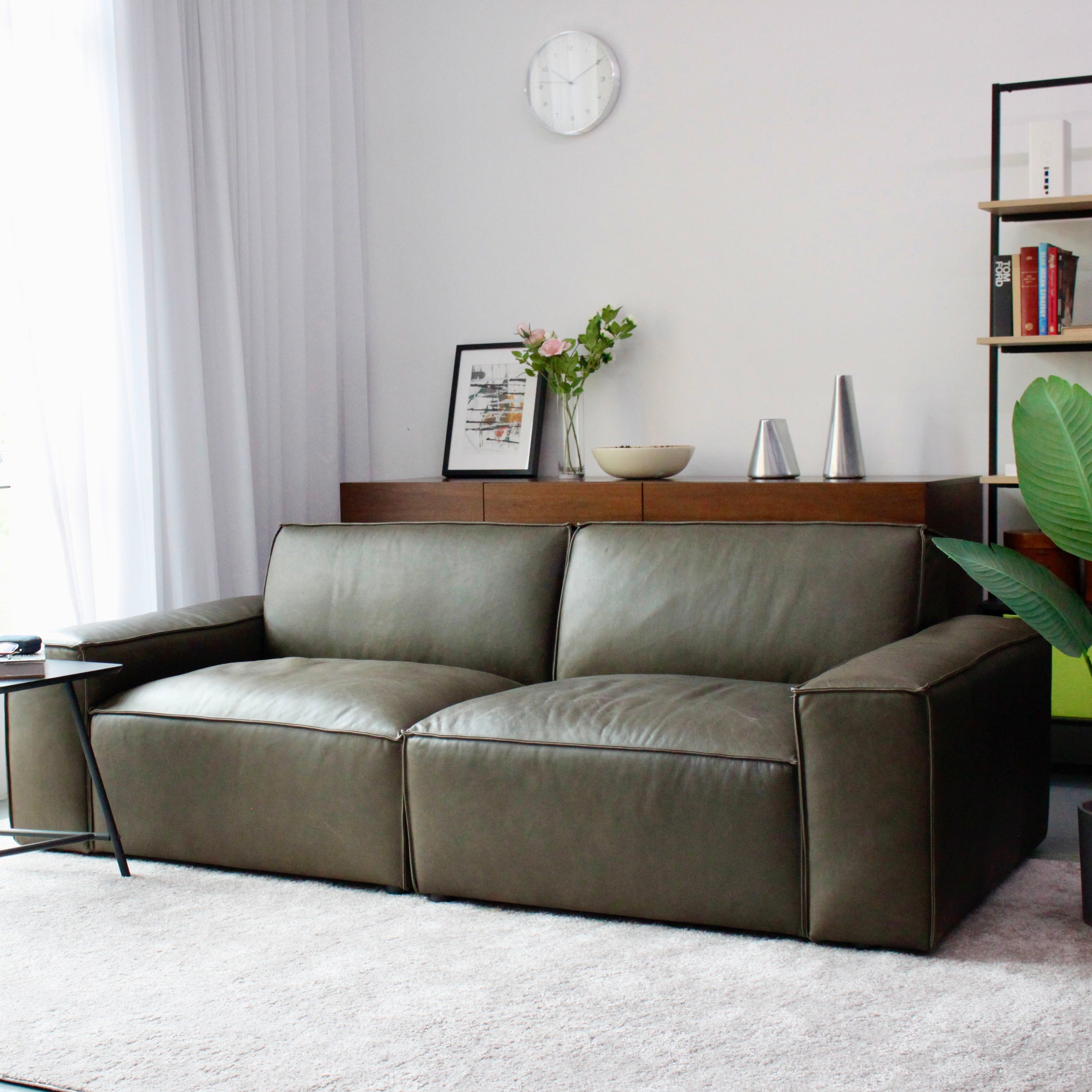 ESSIMETRI Sofa 3 Seater (Leather)