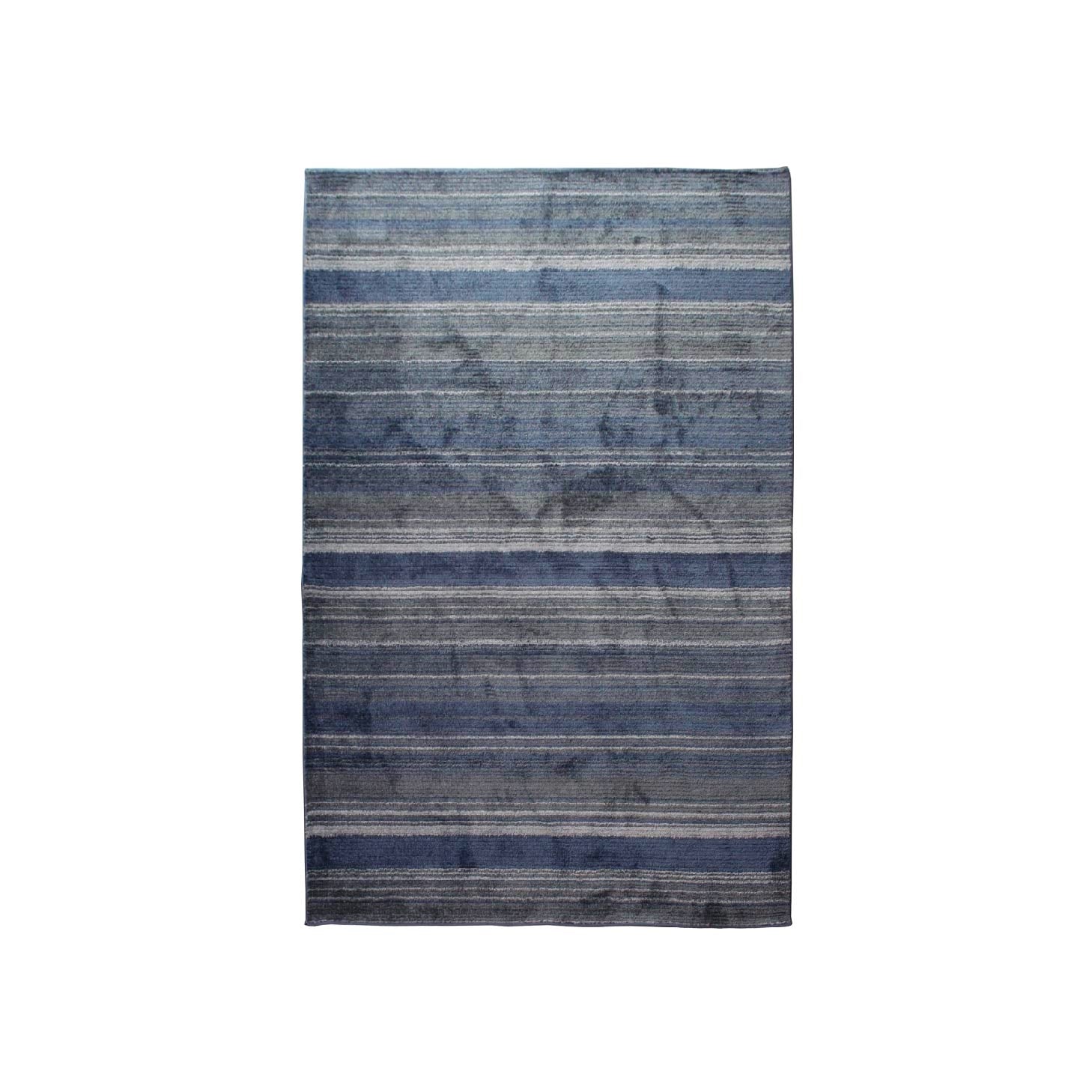 Rug W240 x D160 cm Limited Edition Designer Rug KAPLANSER Intense D. Blue / D. Blue