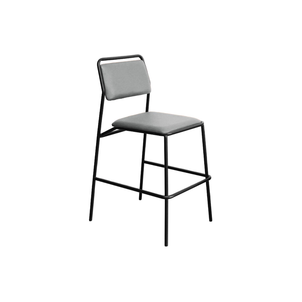 LINK Counter Stool Light Grey Premium Vinyl