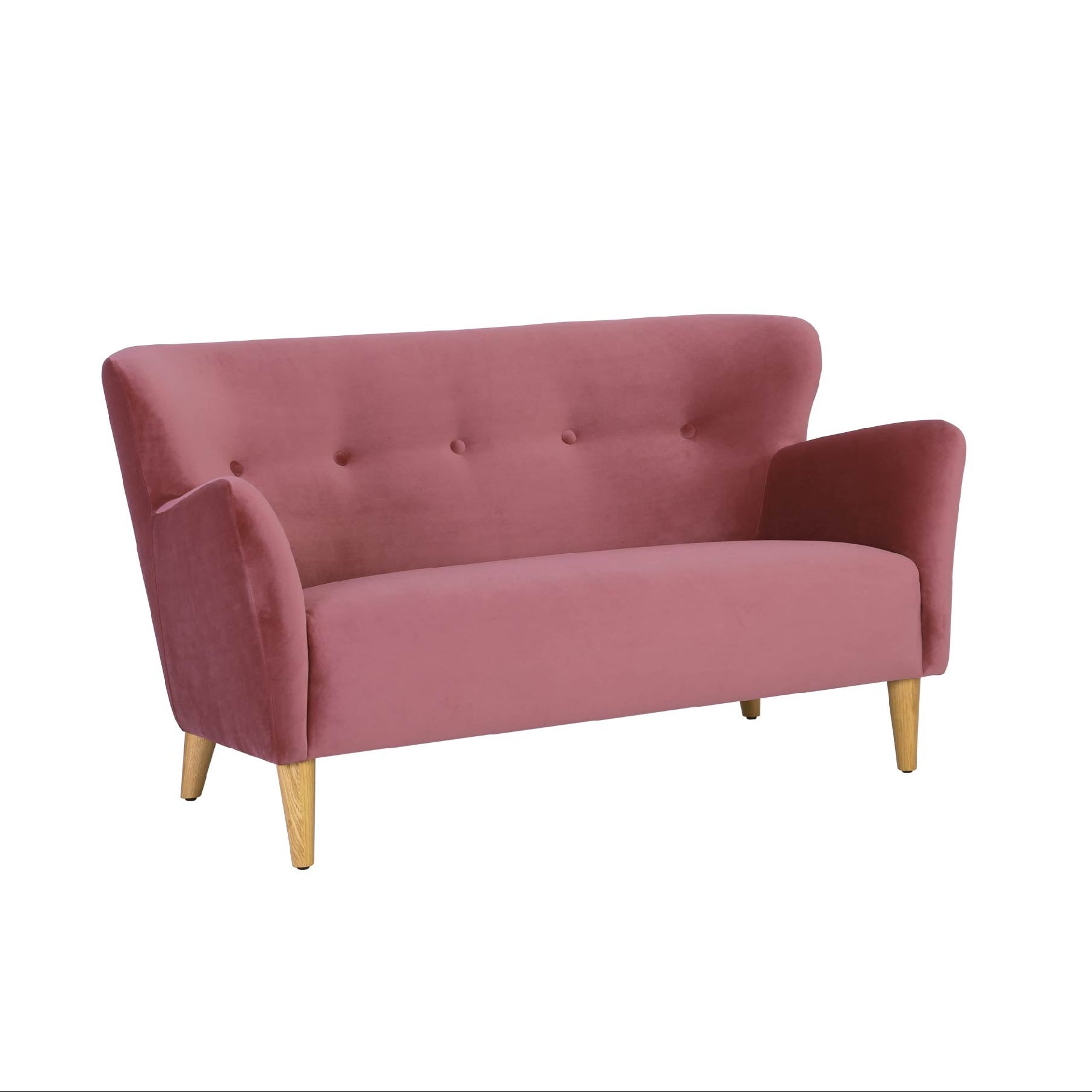 SUDUT 2 Seater Sofa Dark Salmon