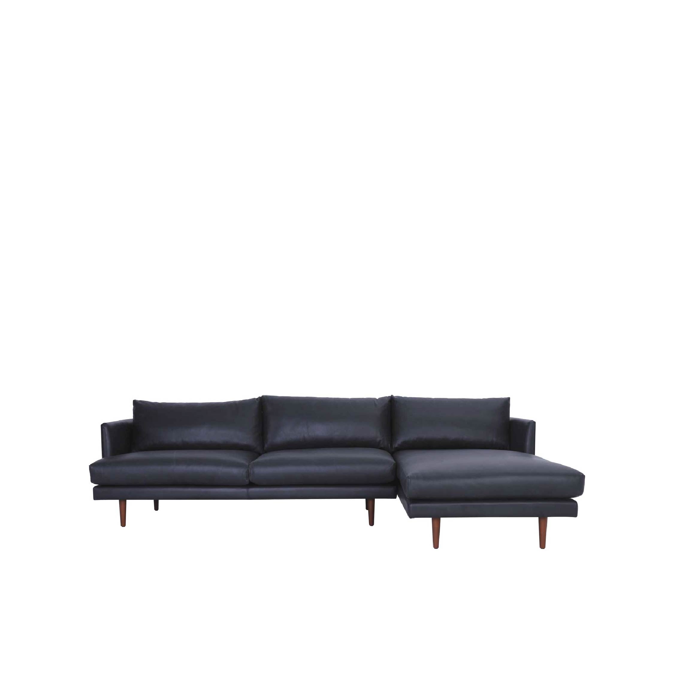 TIRUS Sofa 3 Seater Leather L Shape