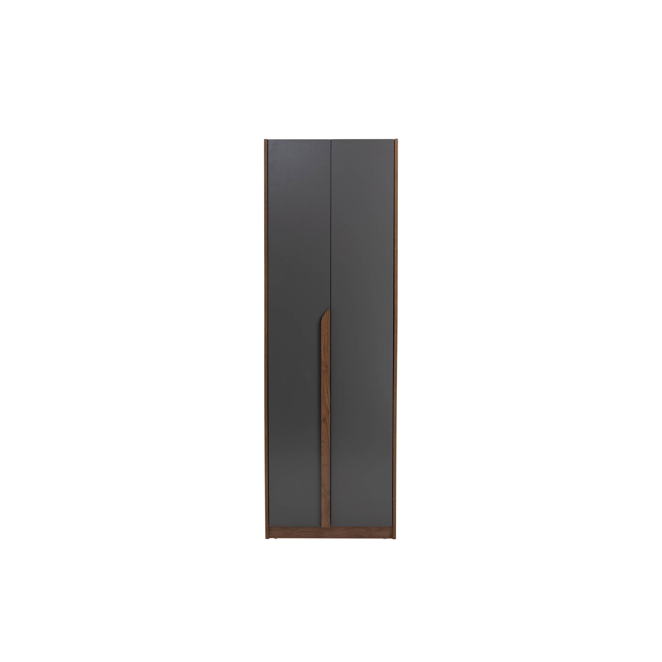 BASIC II Wardrobe 2 Door Black