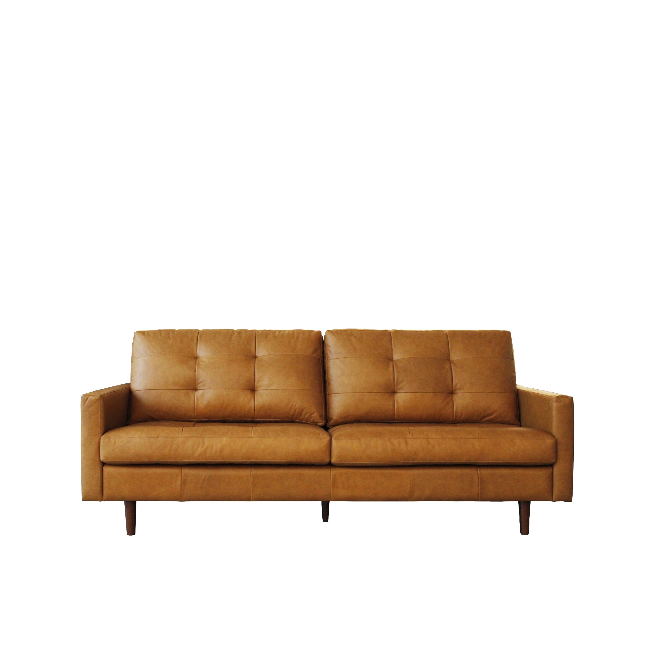 REZA Sofa 3 Seater Leather Premium Exhibit Sale at Seremban 2 Offline Store