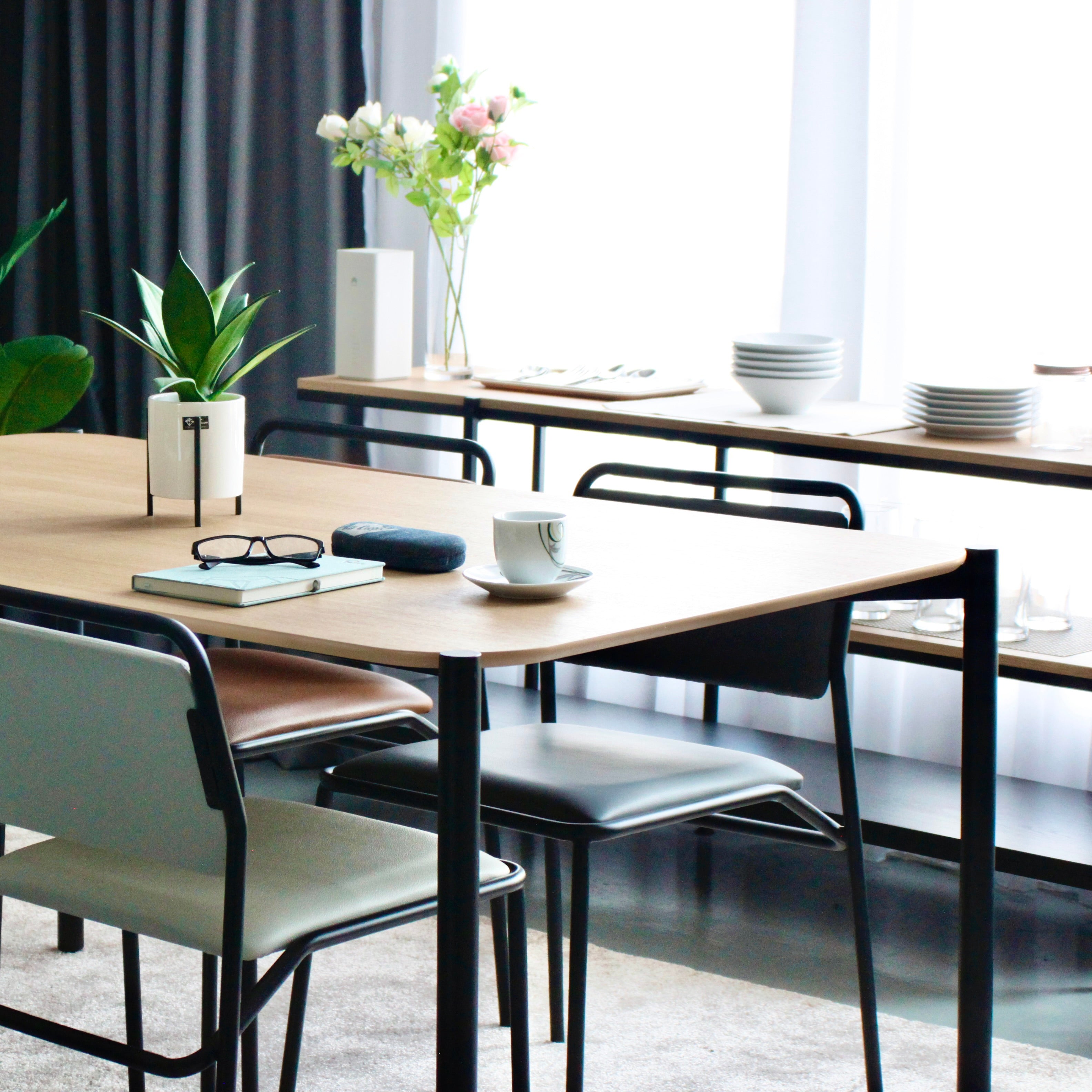 LINK Chair Light Grey Exhibit Sales at Seremban 2 Offline Store