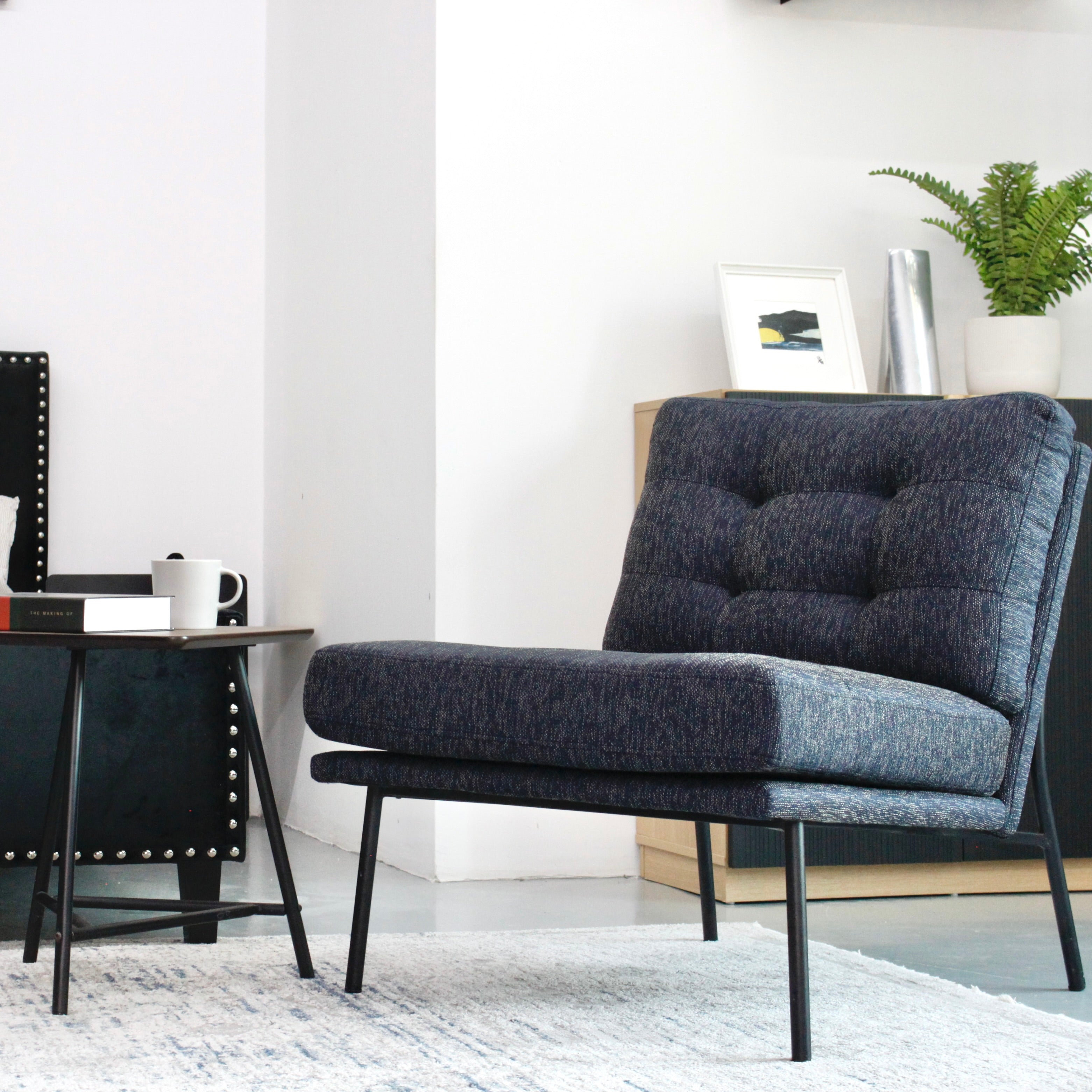 SATAH Arm Chair Marine Blue