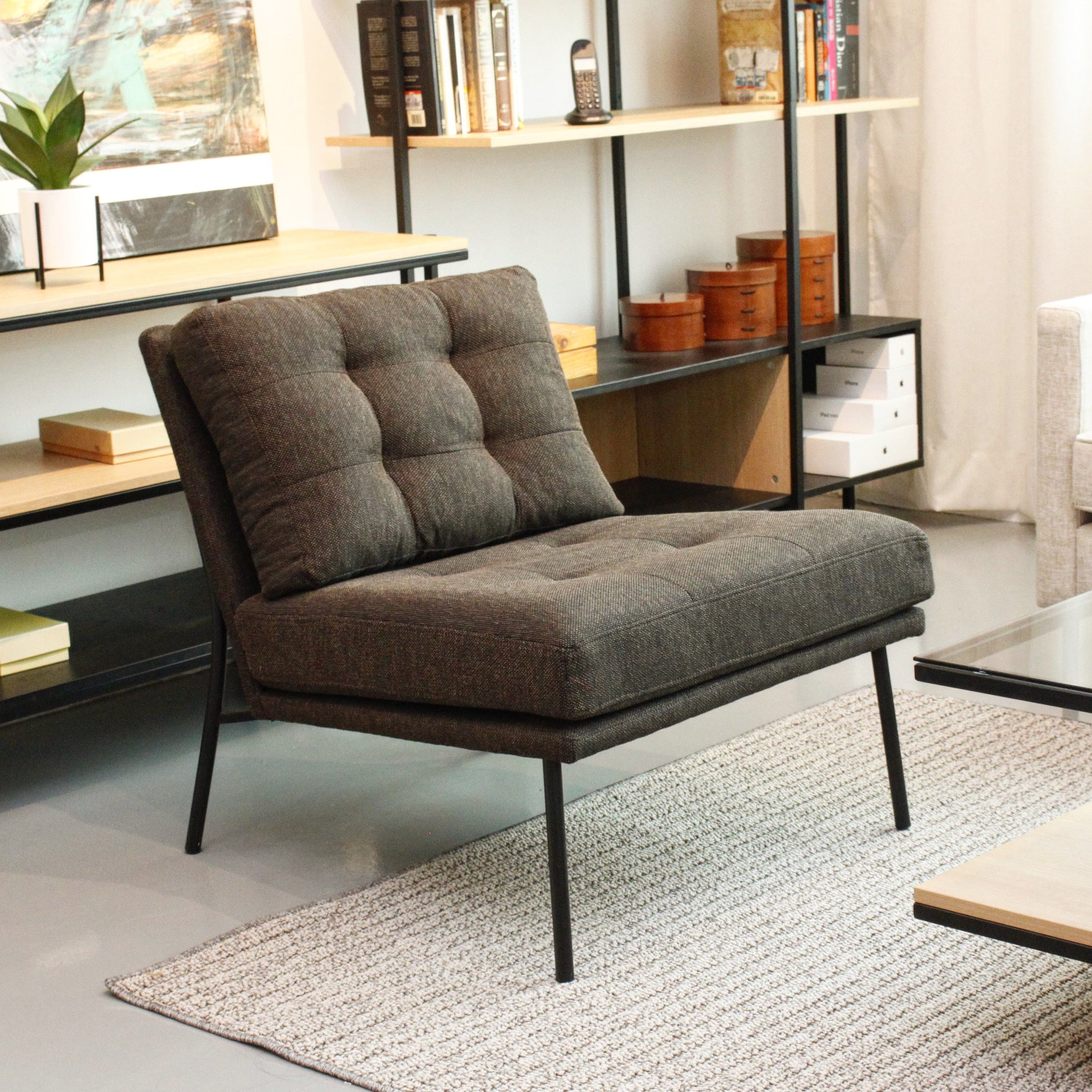 SATAH Arm Chair Vulcan Grey