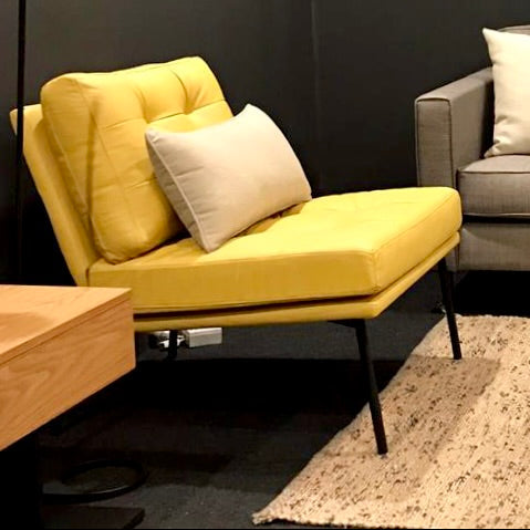 SATAH Arm Chair Mustard Leather