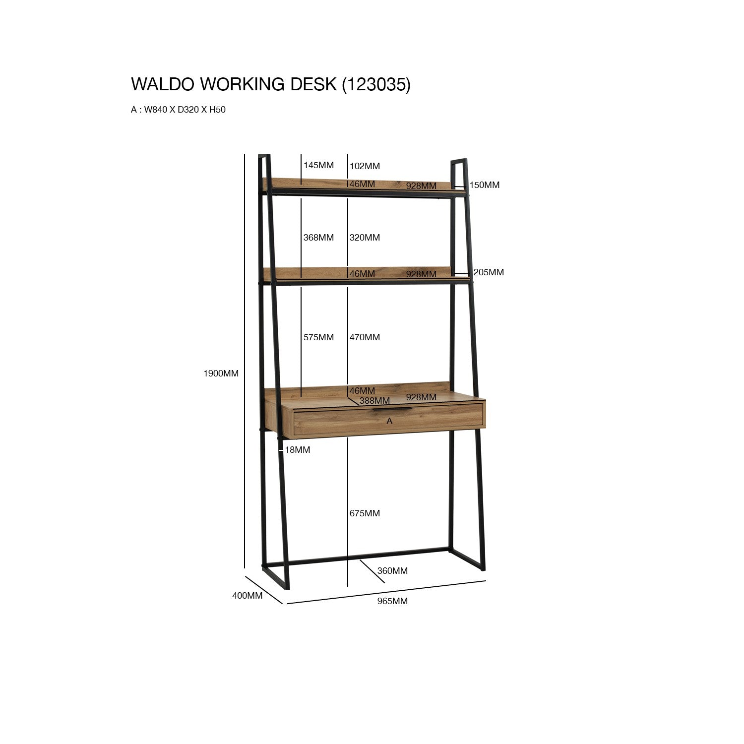 LURUS Working Desk