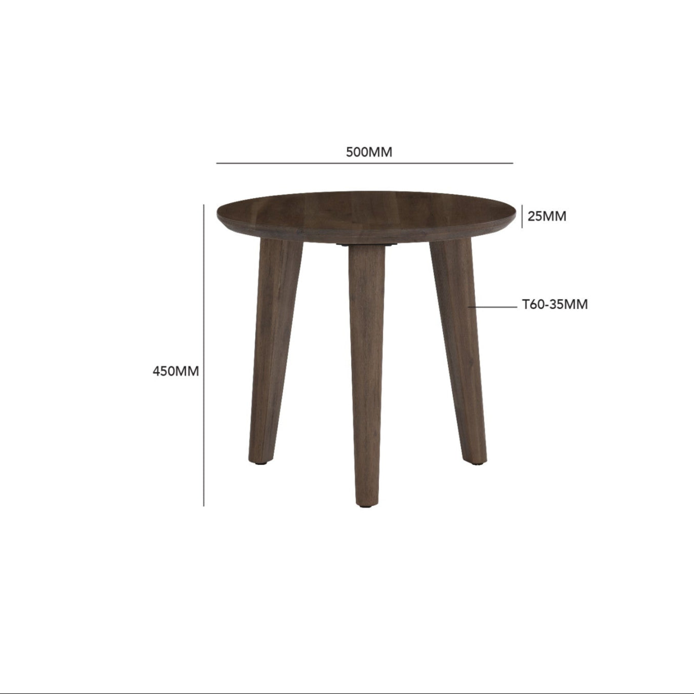 AKASIA Small Round Side Table