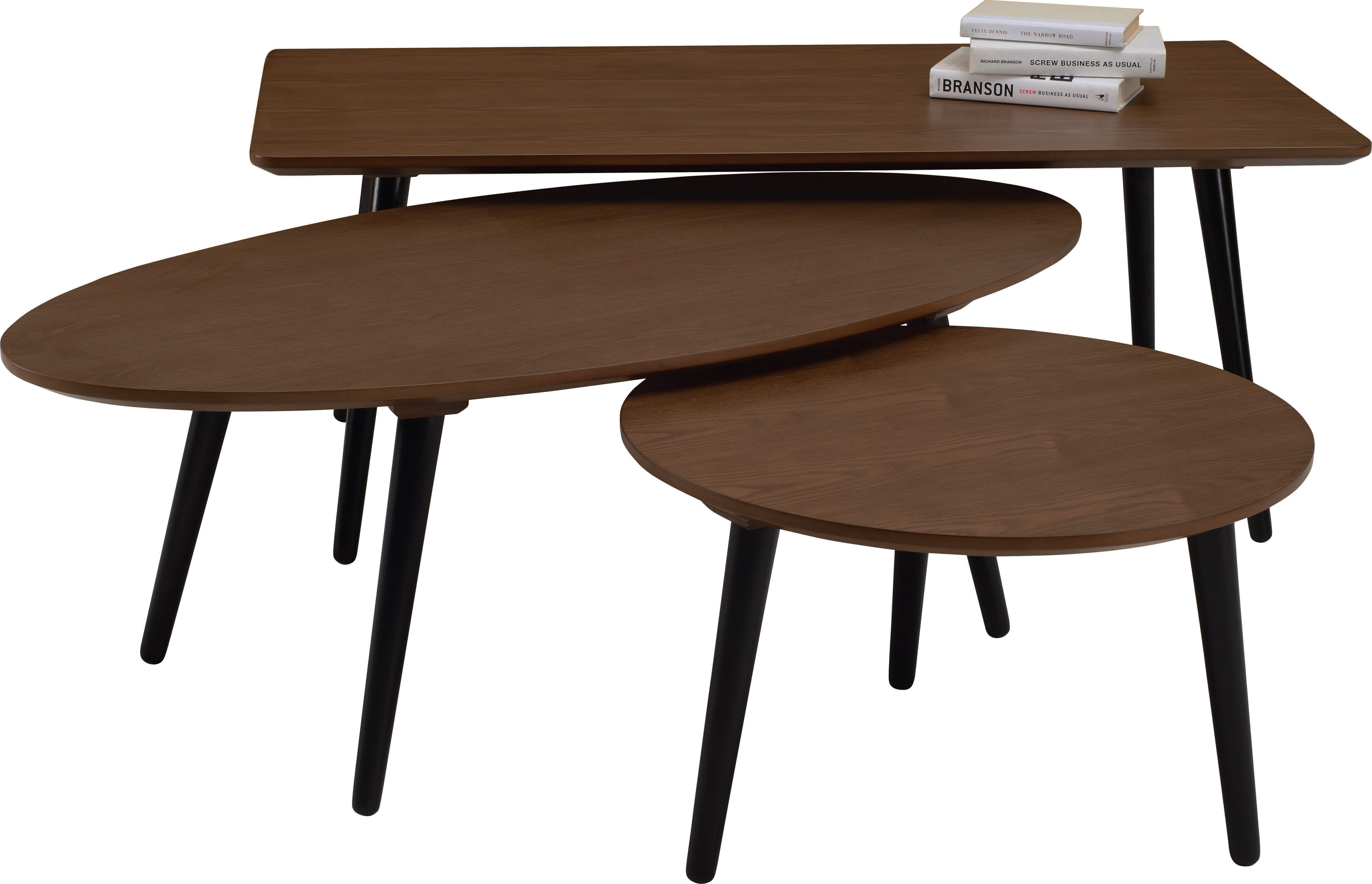 TIRUS Coffee Table Oval Cocoa