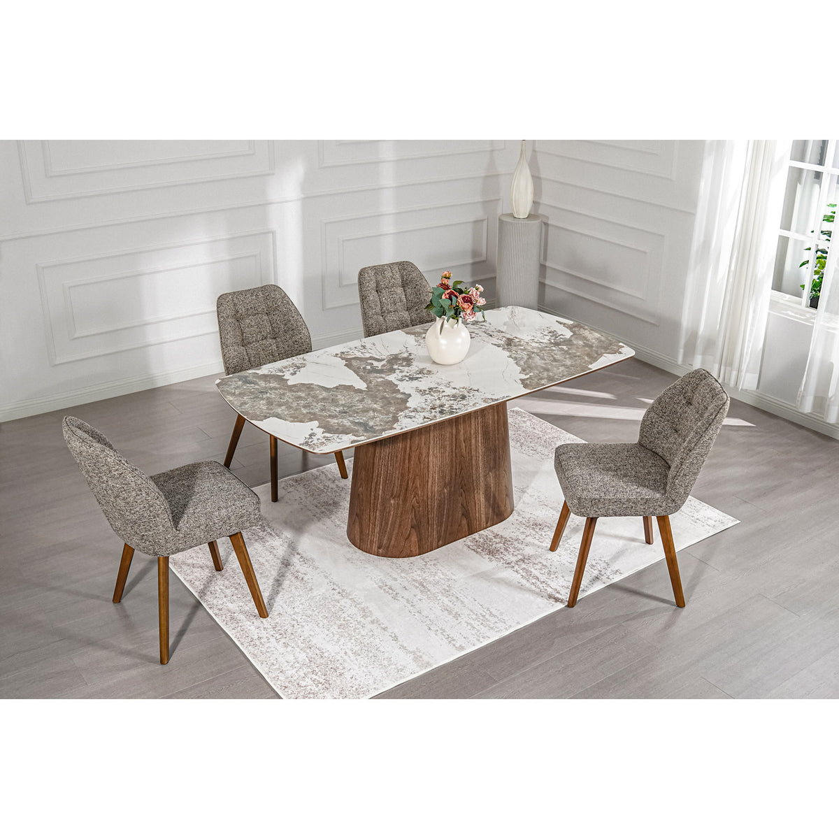 TIRUS II Dining Table Rectangular Sintered Stone