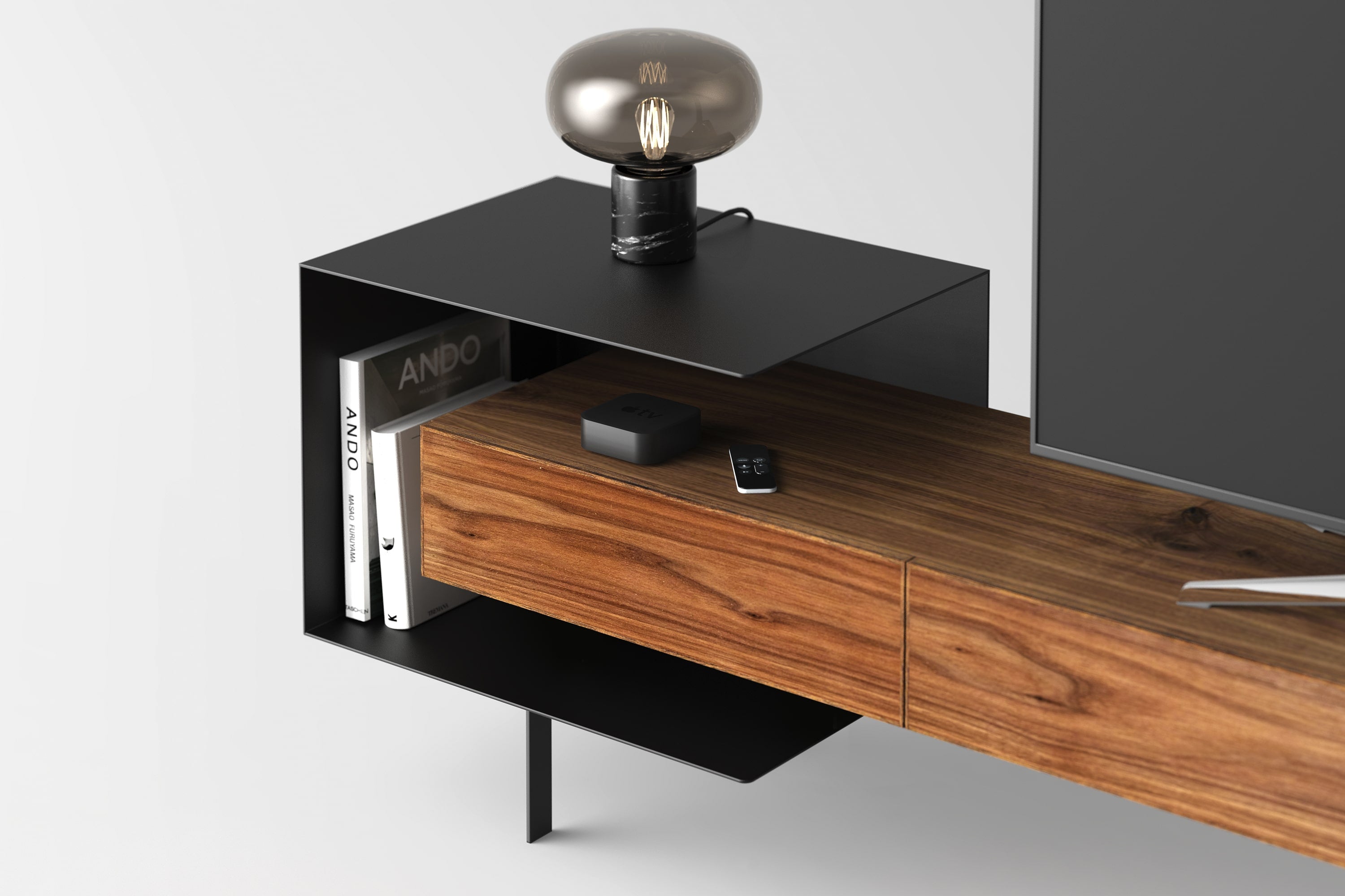 ESSIMETRI TV Unit All Black V3.0