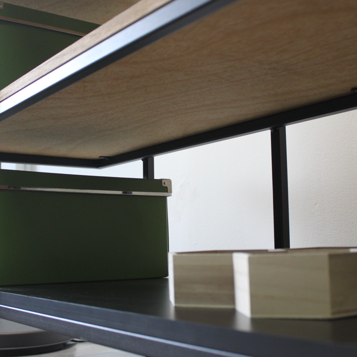 GARIS 3 Tier Low Shelving Veneer Exhibit Sales