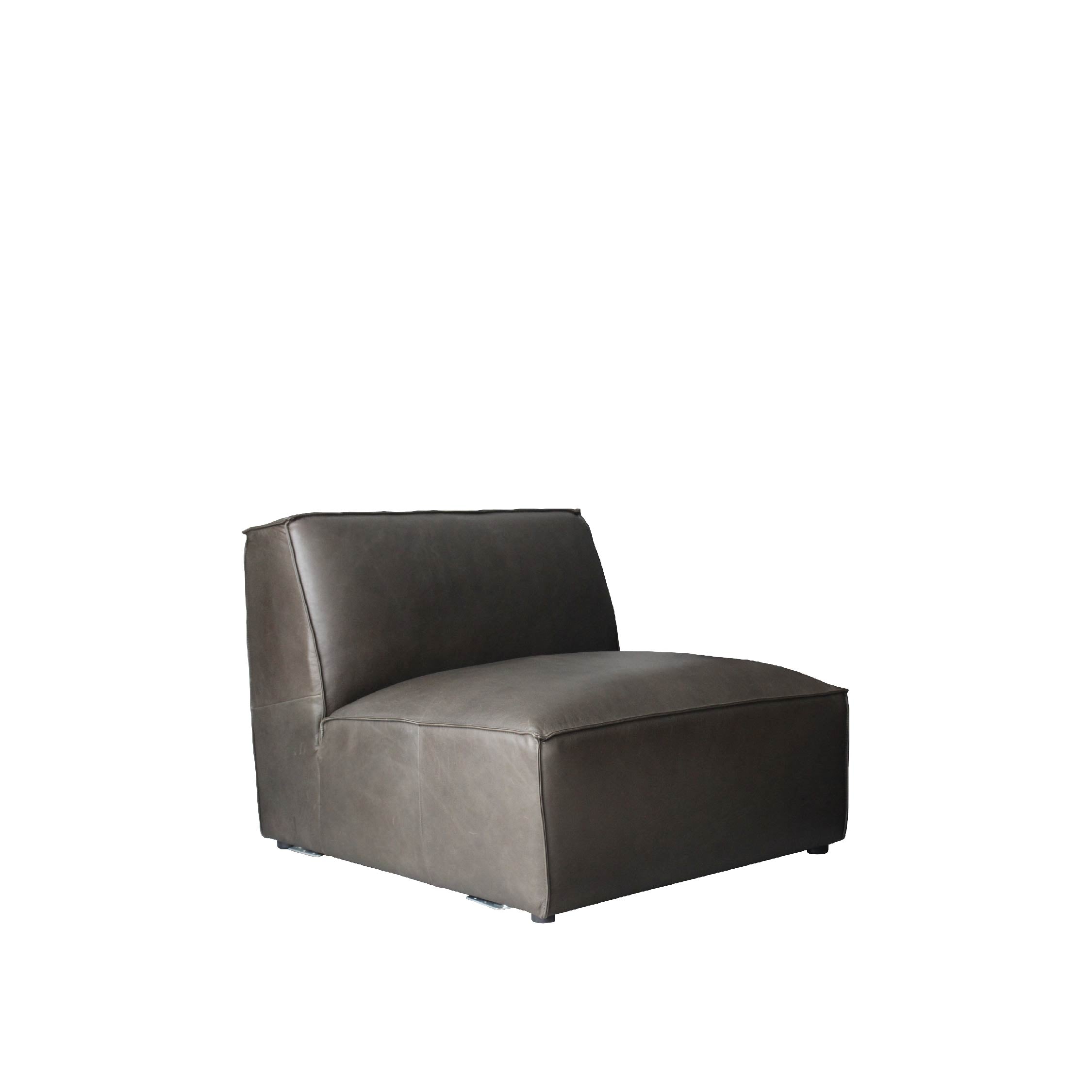 ESSIMETRI Armless Sofa (Leather)