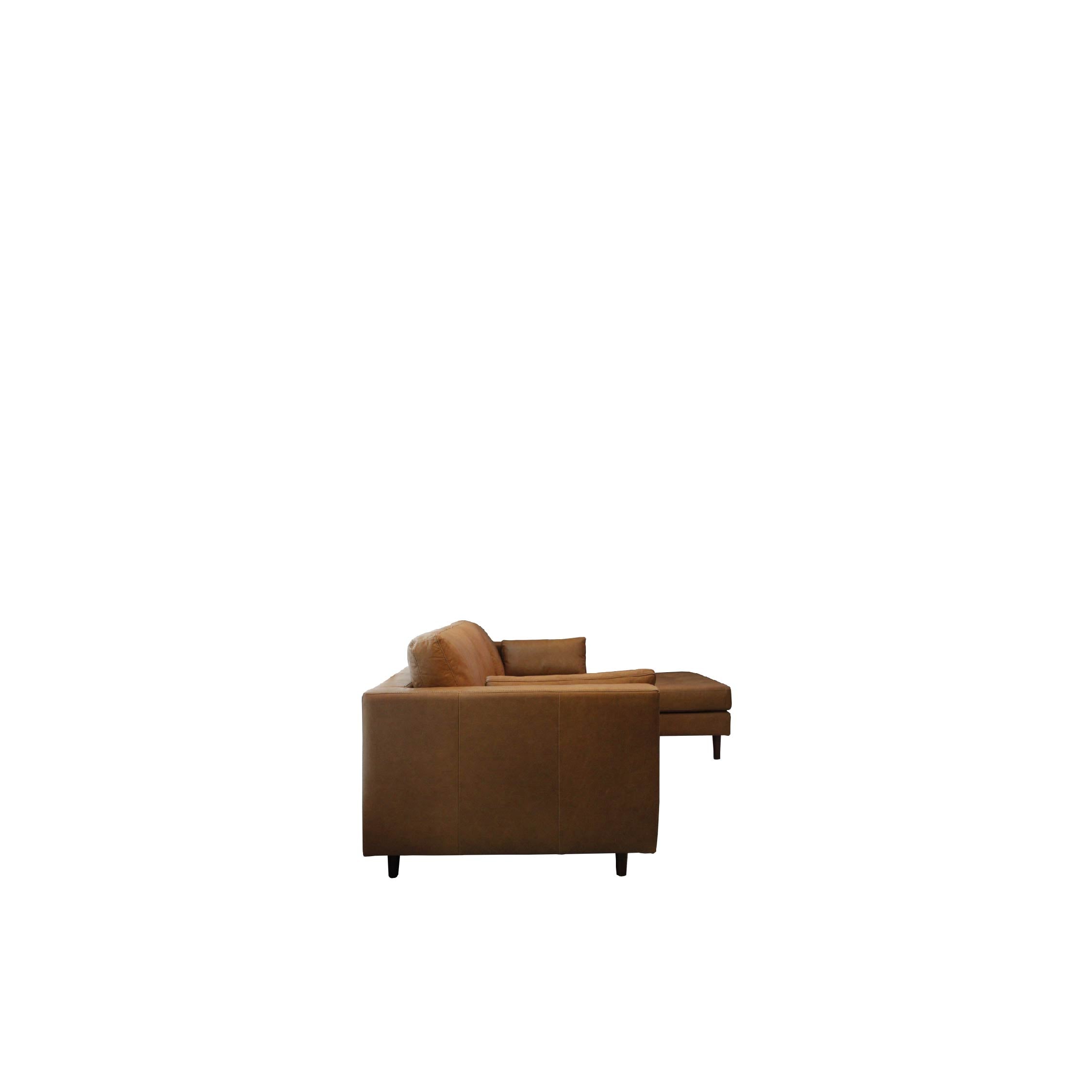 NORDI Sofa L-Shape Leather Premium with Right Sectional.