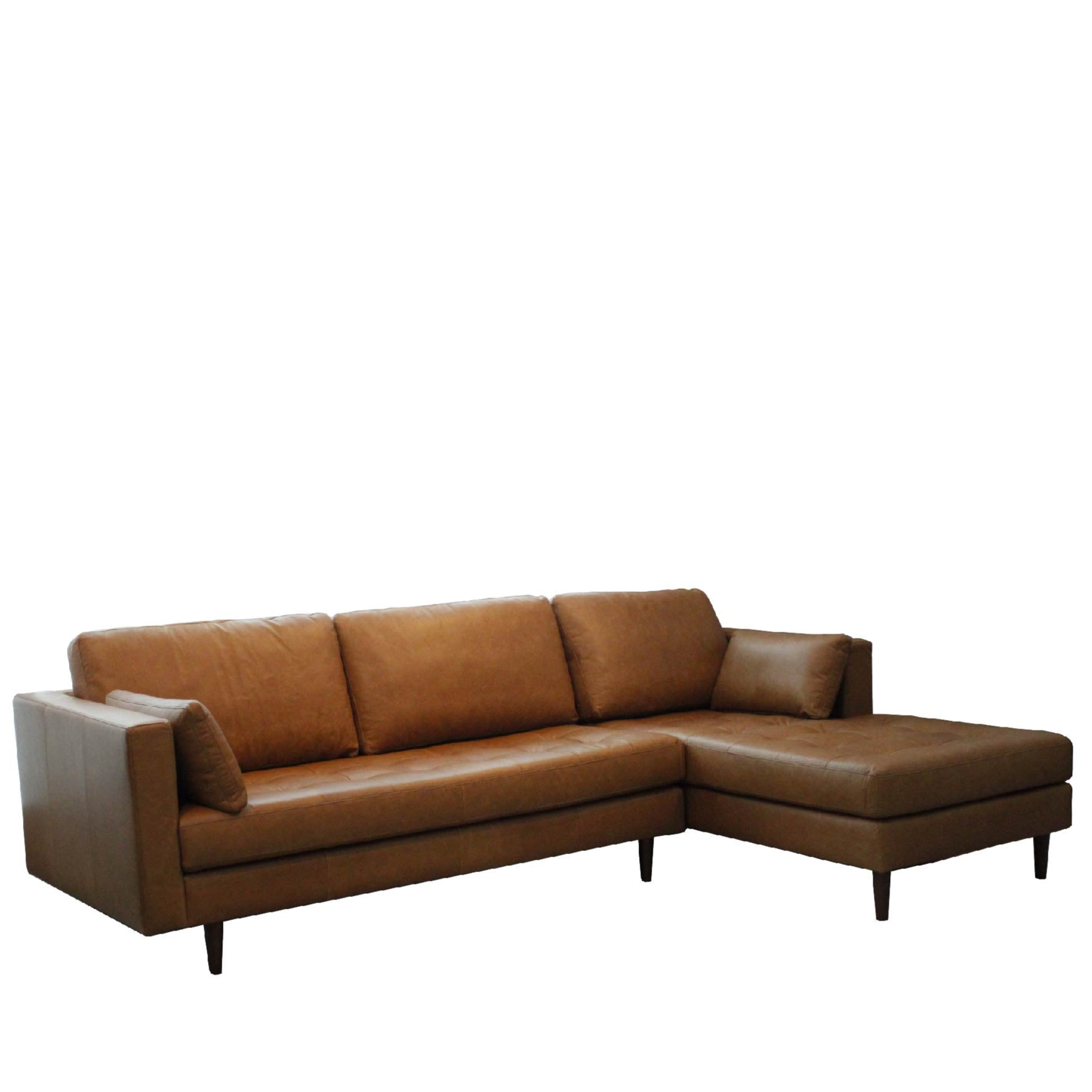 NORDI Sofa 3 Seater L-Shape Leather Premium with Right Sectional.