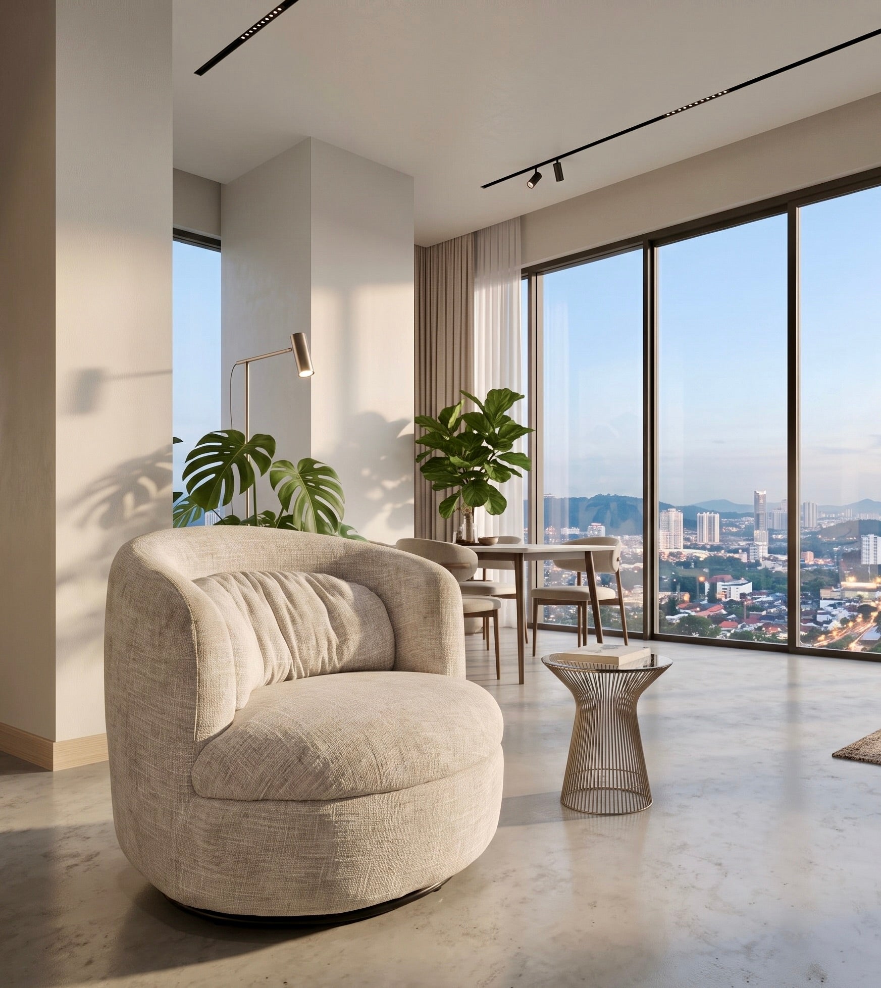 PUTA Swivel Lounge Chair