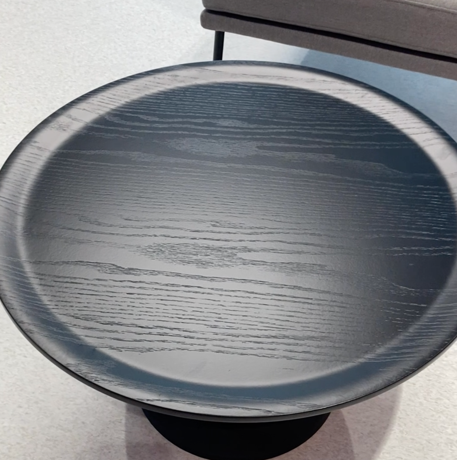 REZA Round Coffee Table Black