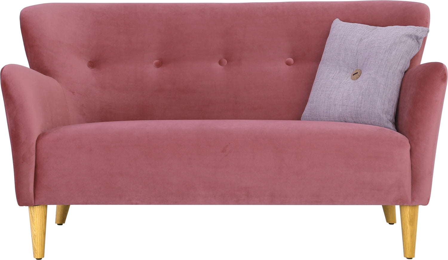 SUDUT 2 Seater Sofa Dark Salmon