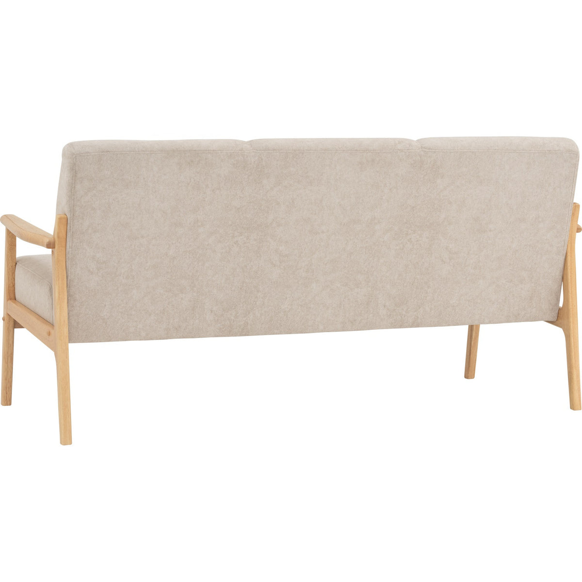NATURA 3 Seater Sofa Light Brown Fabric Pet Friendly