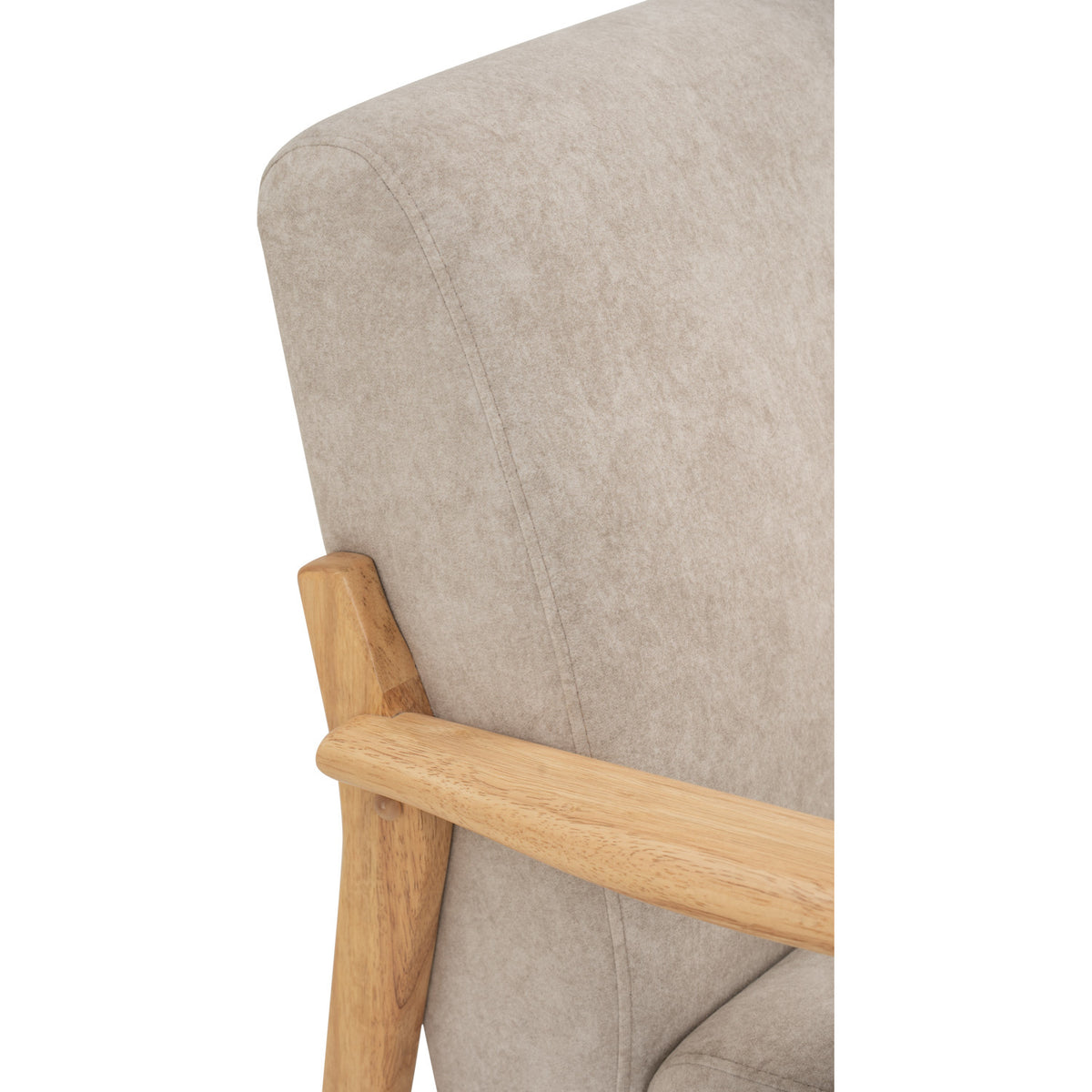 NATURA 3 Seater Sofa Light Brown Fabric Pet Friendly
