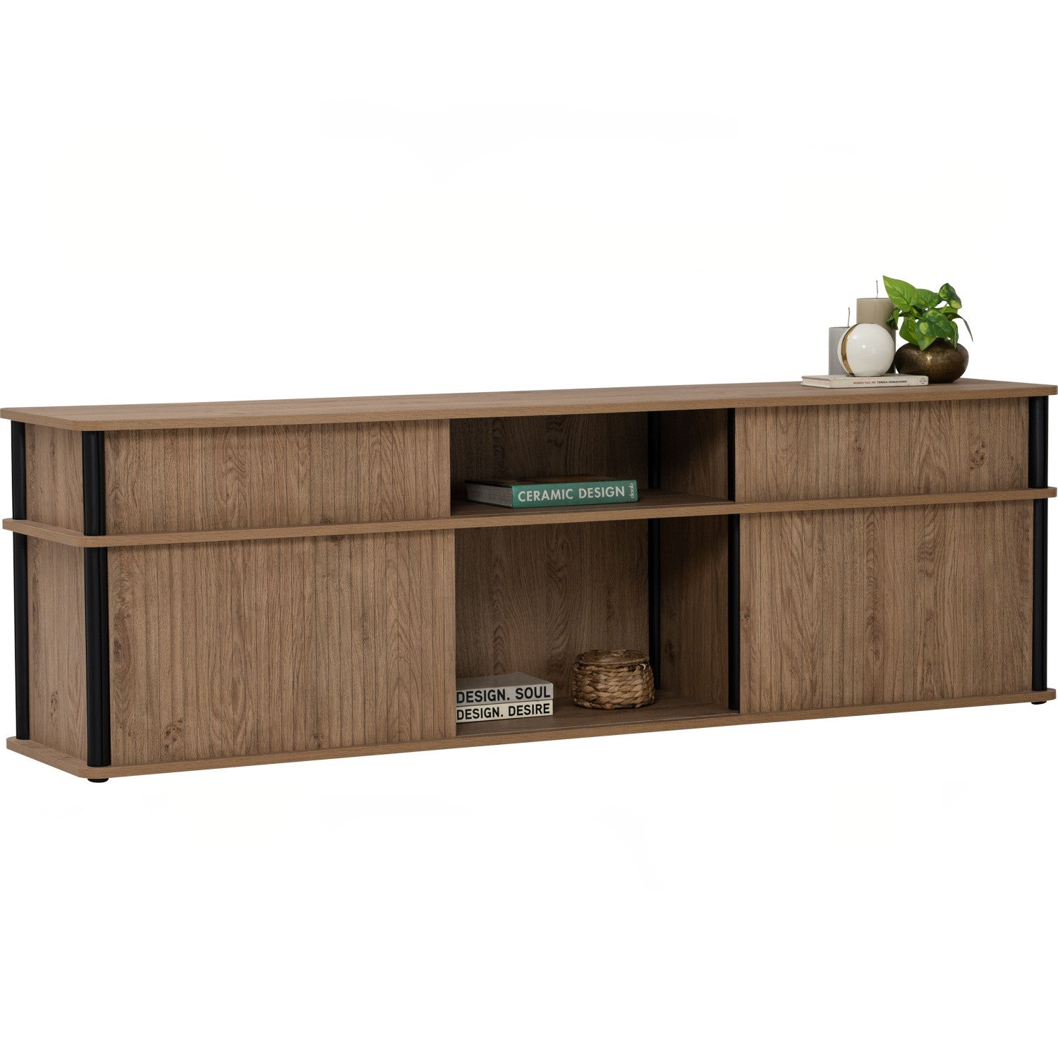 KAYAN 1.8m TV Cabinet Oak