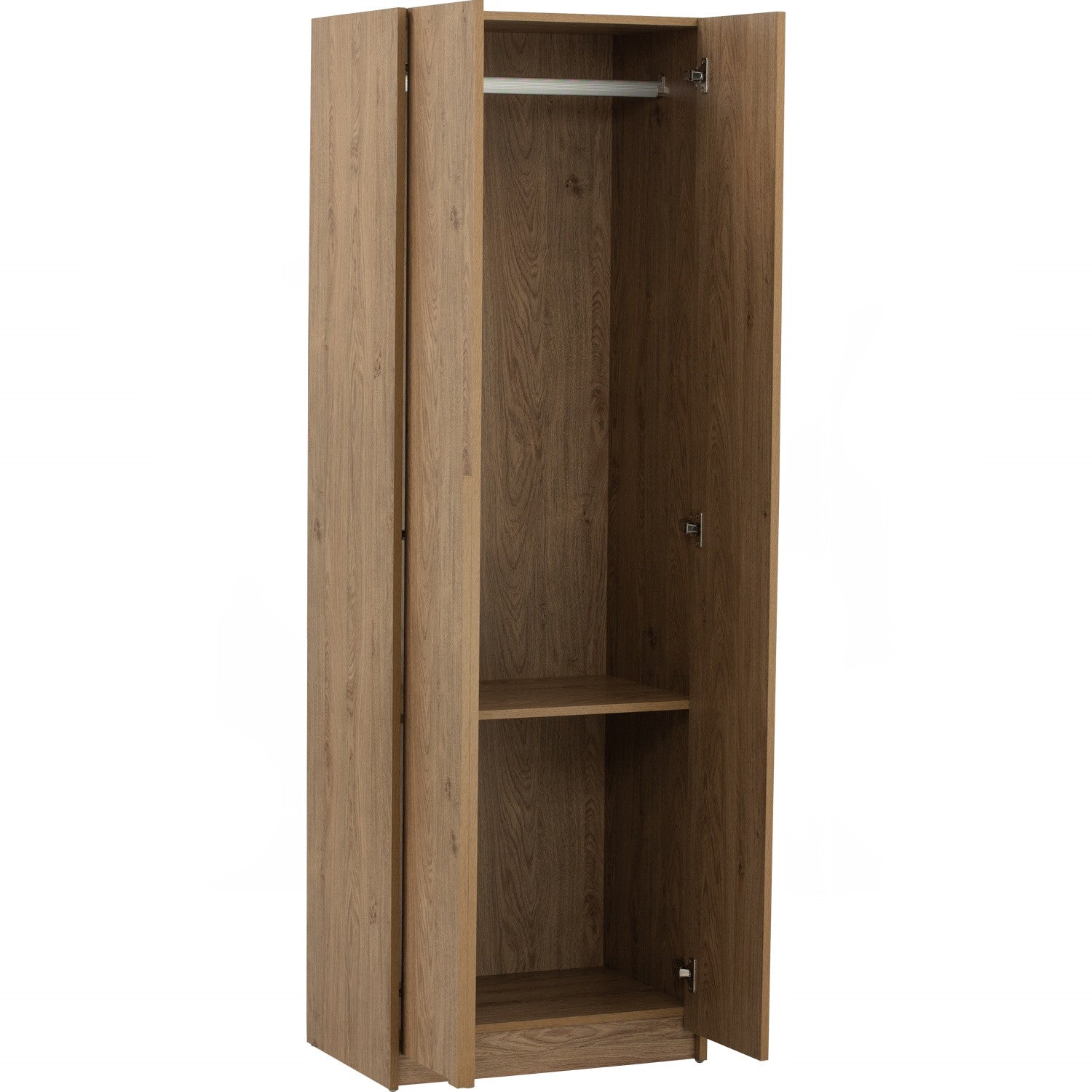 BASIC II Wardrobe 2 Door Oak
