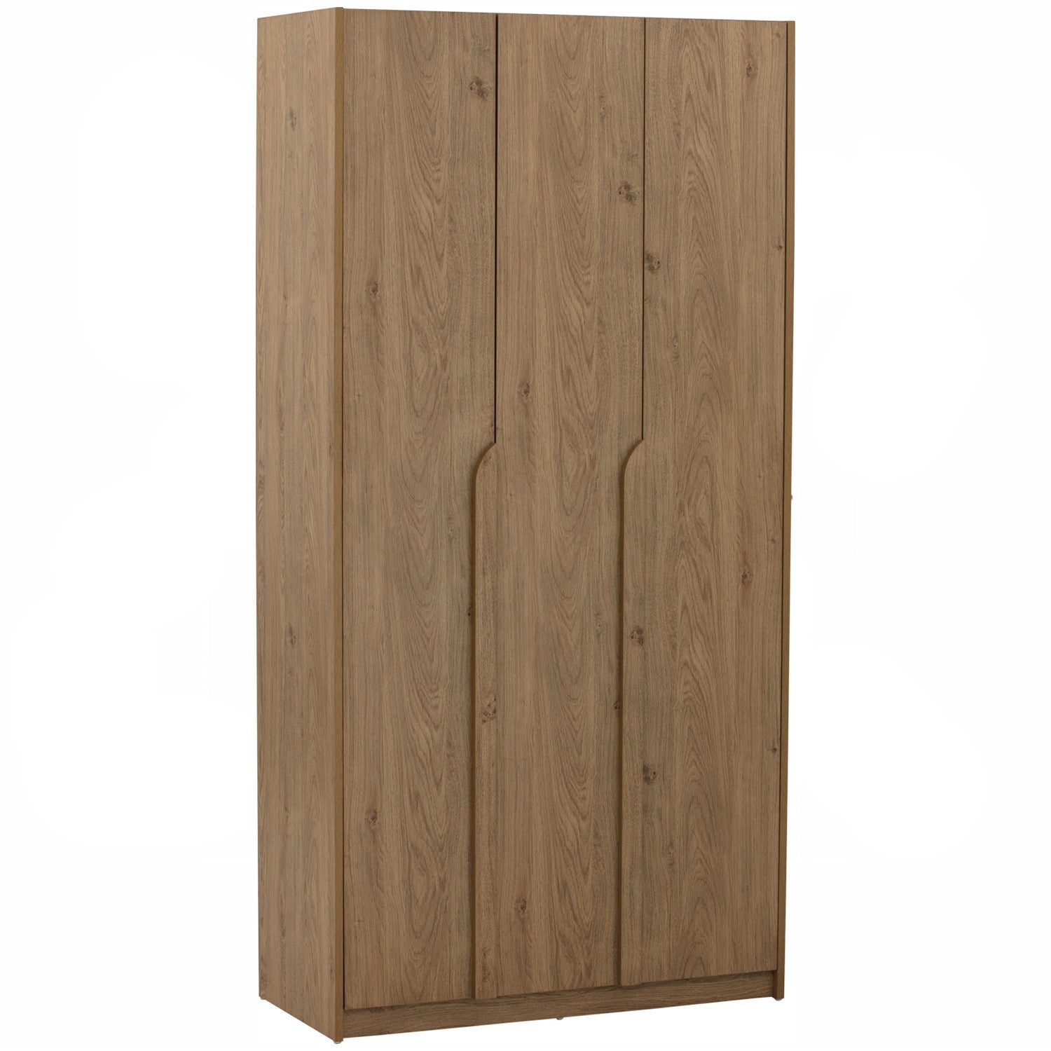 BASIC II Wardrobe 3 Door Oak