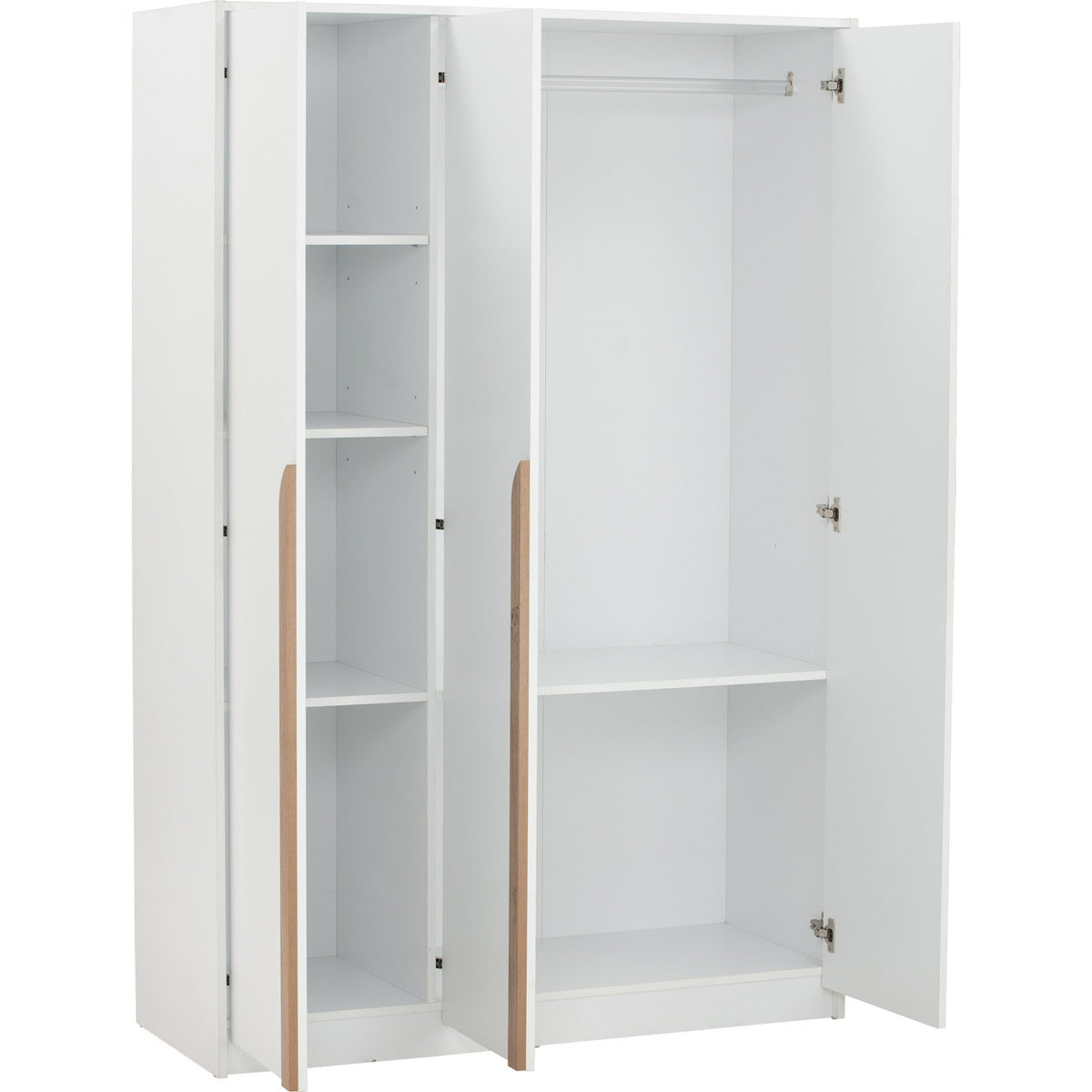 BASIC II Wardrobe 3 Door White W1200 mm
