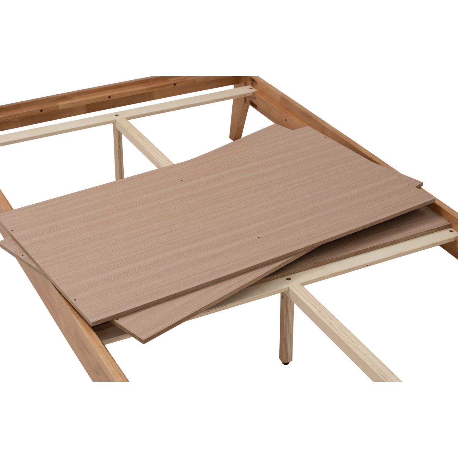 ALUR Super Single Bed Frame Natural