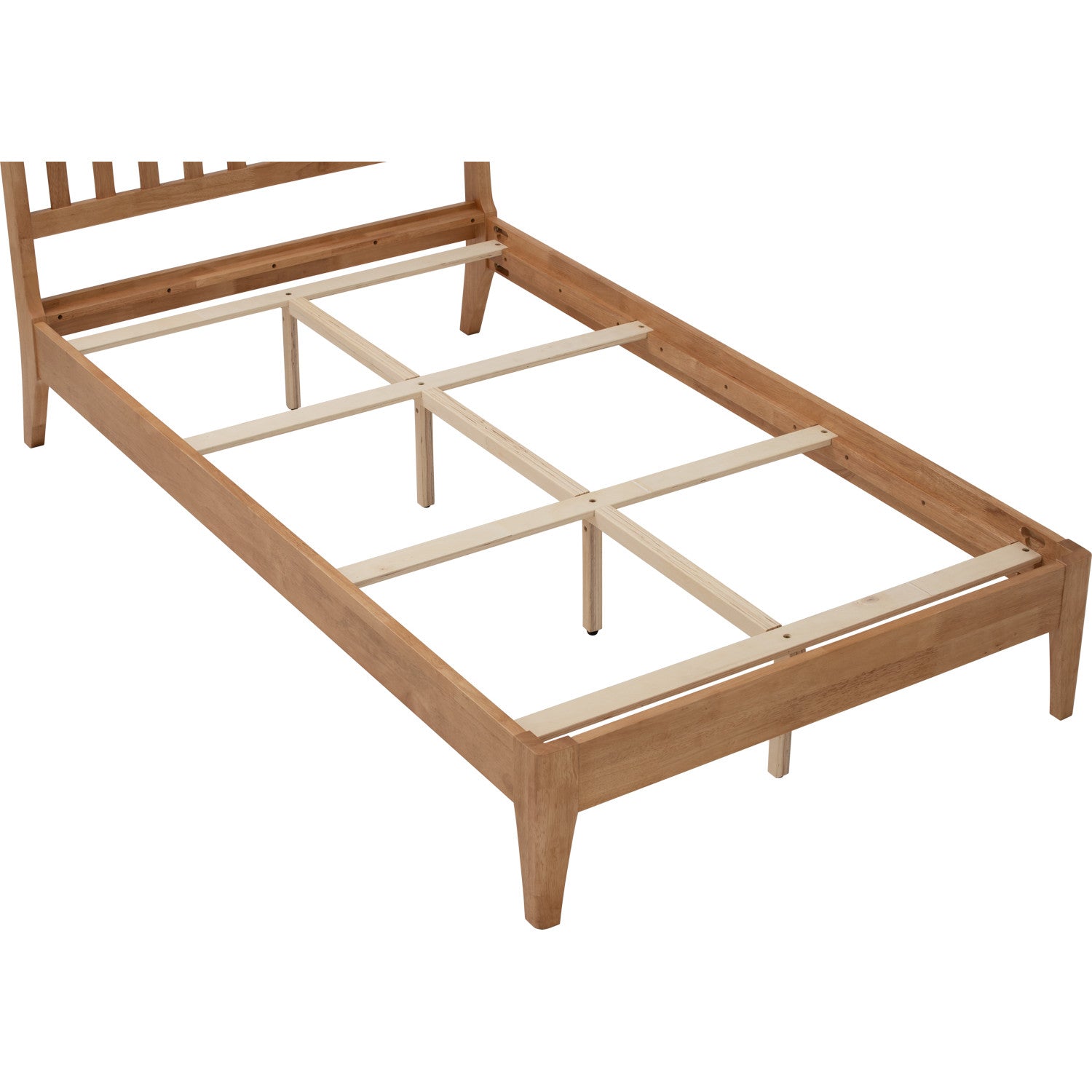 ALUR Super Single Bed Frame Natural