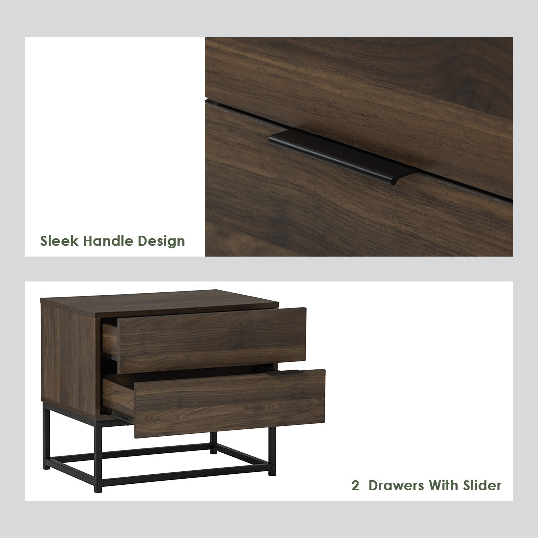 BASIC Side Table 2 Drawers