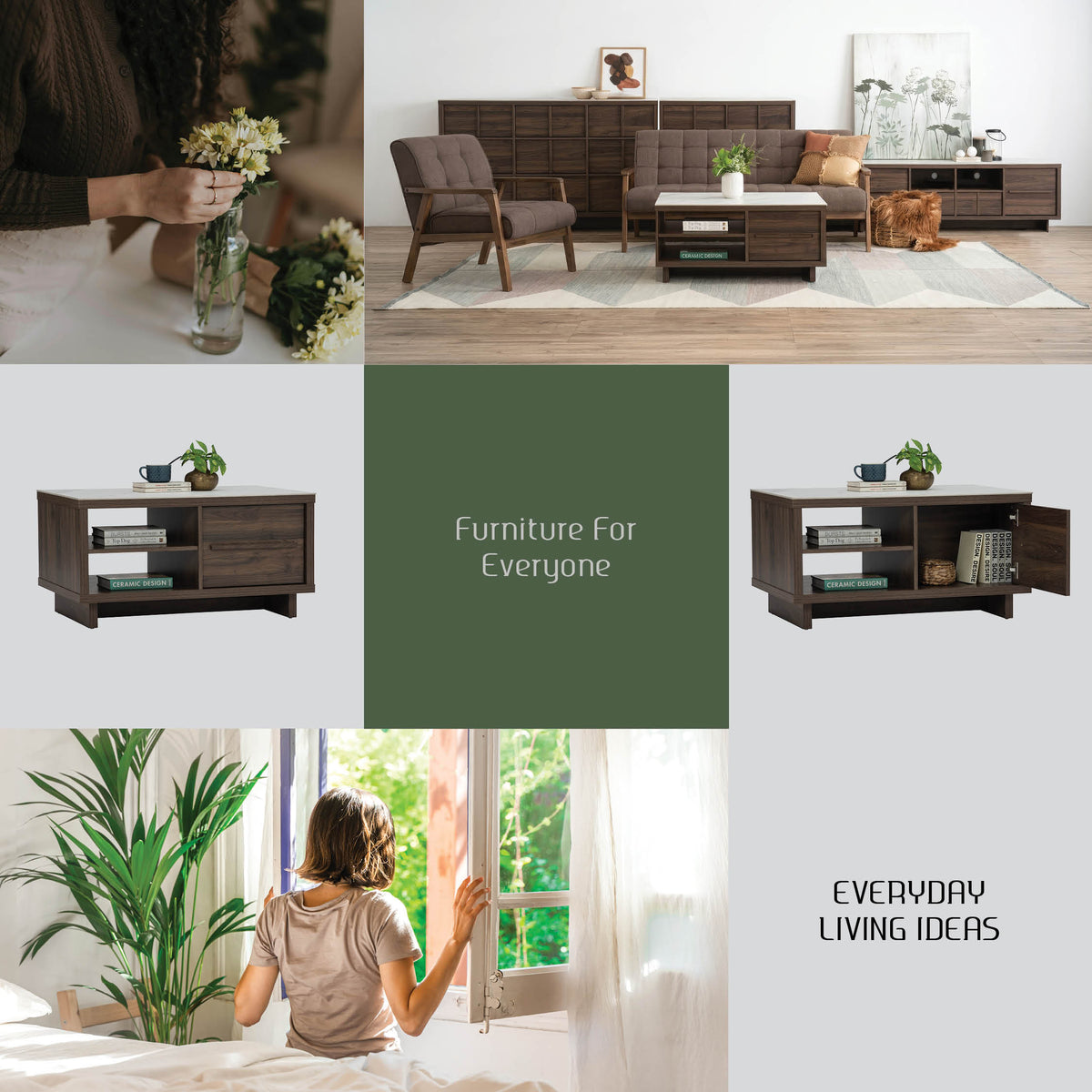 BILAH Coffee Table Sintered Stone Top