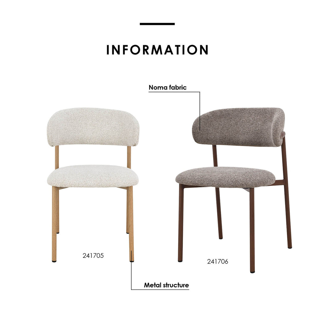 CANVAS Dining Chair Stone Grey  (2 units)