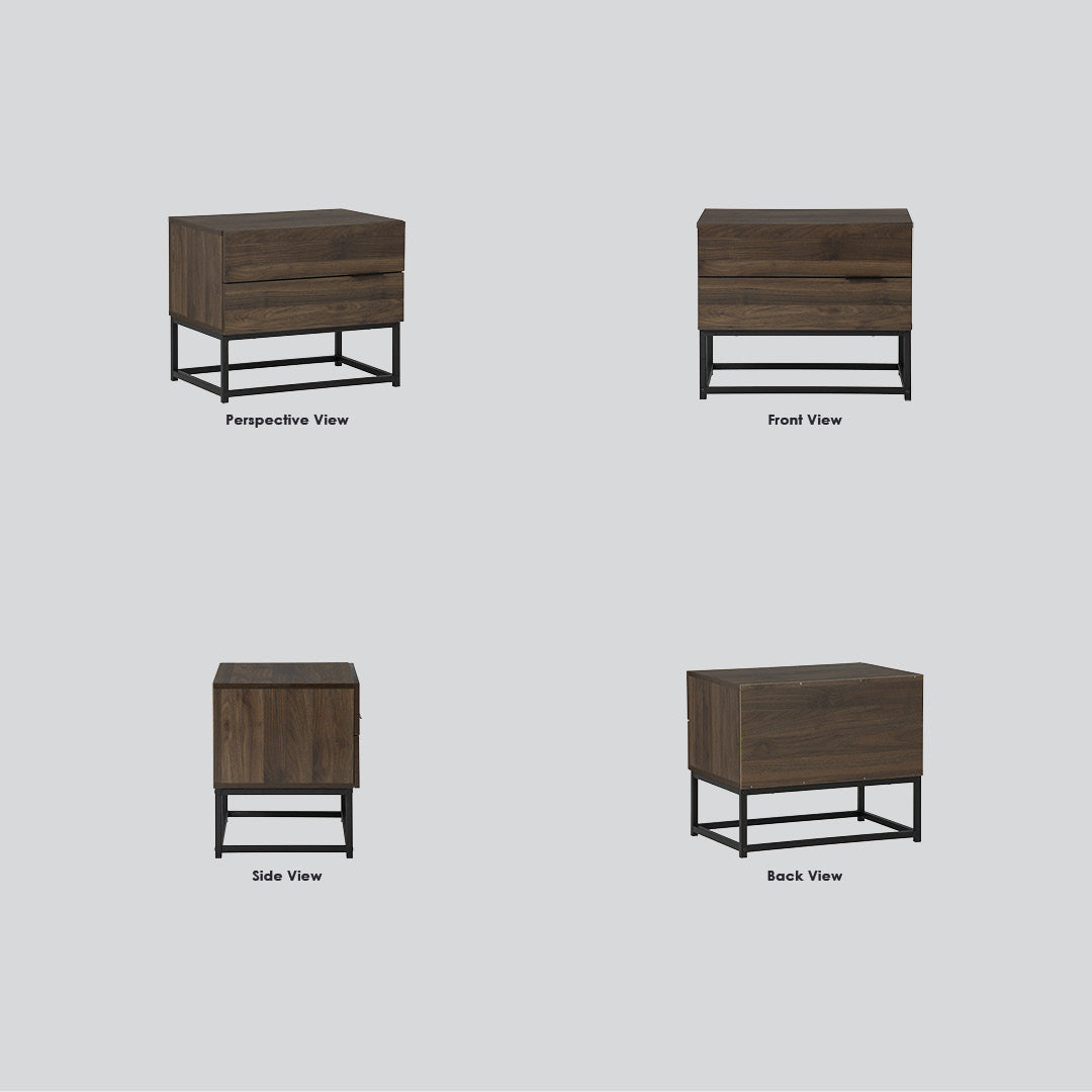 BASIC Side Table 2 Drawers