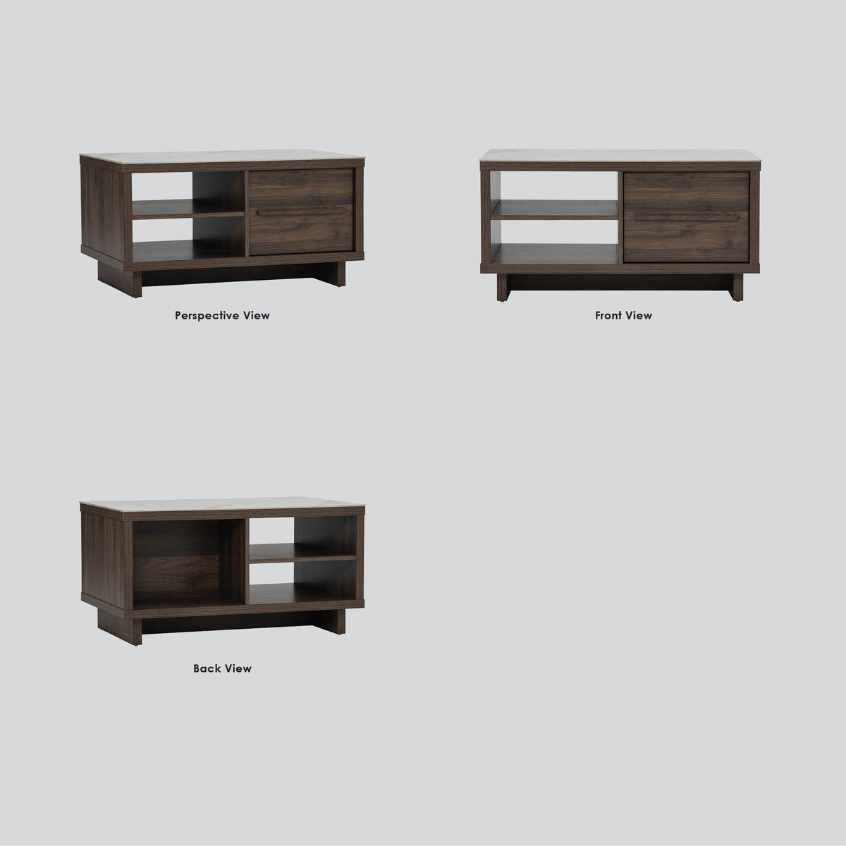 BILAH Coffee Table Sintered Stone Top