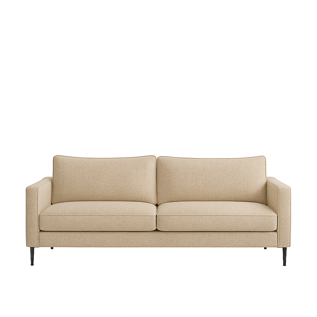 GARIS Sofa 3 Seater Beige