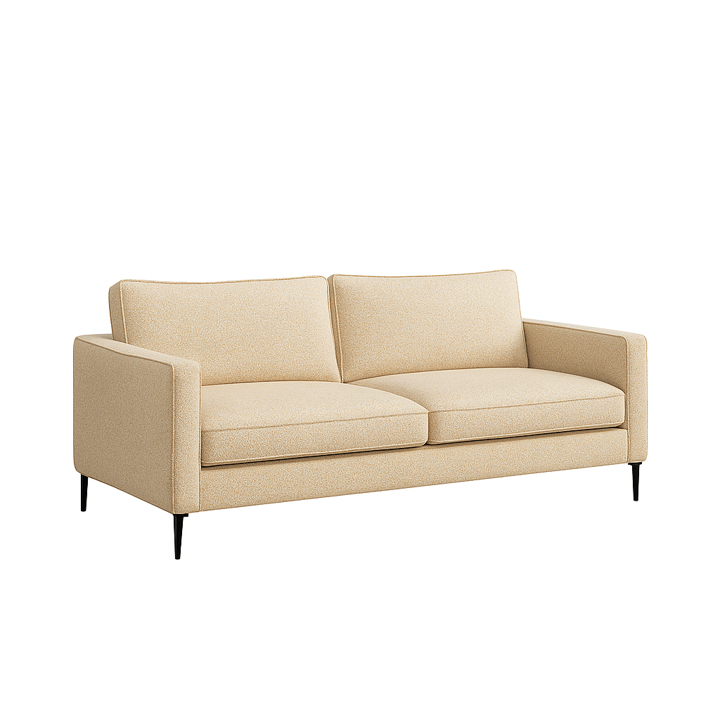 GARIS Sofa 3 Seater Beige