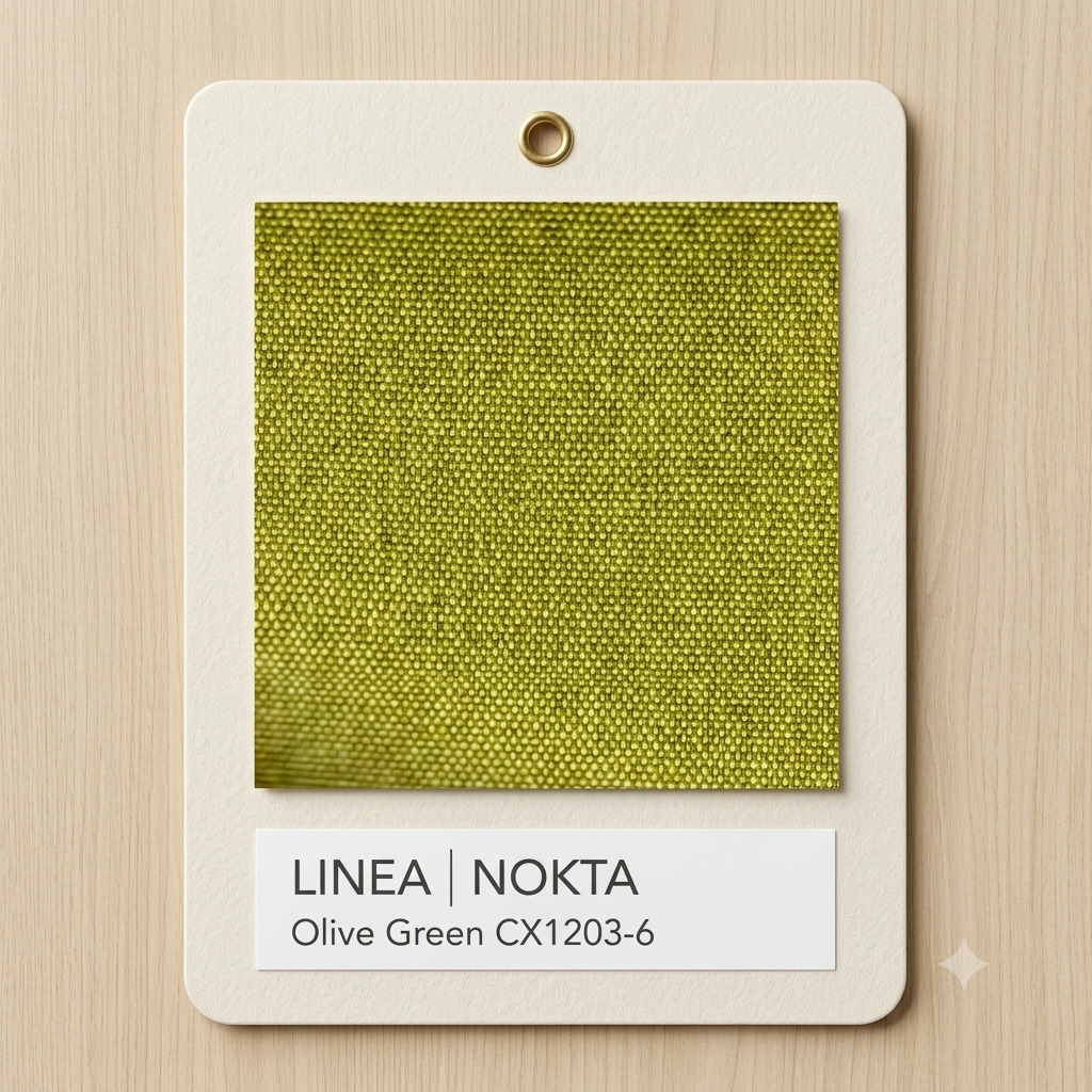 SELSA Lounge Chair Olive Green Fabric