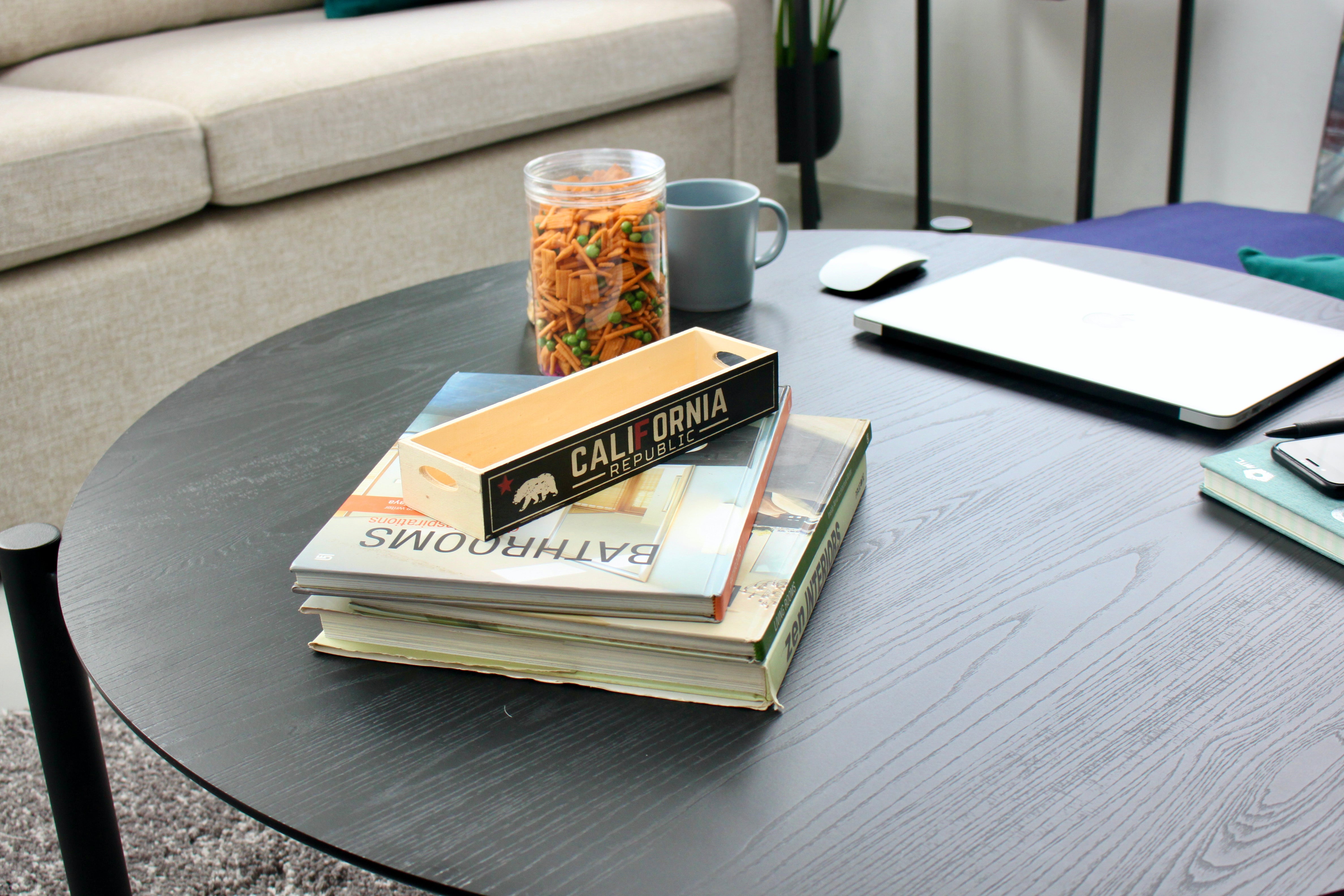 TANA Coffee Table Round V2.0 Dia. 1000 mm Black