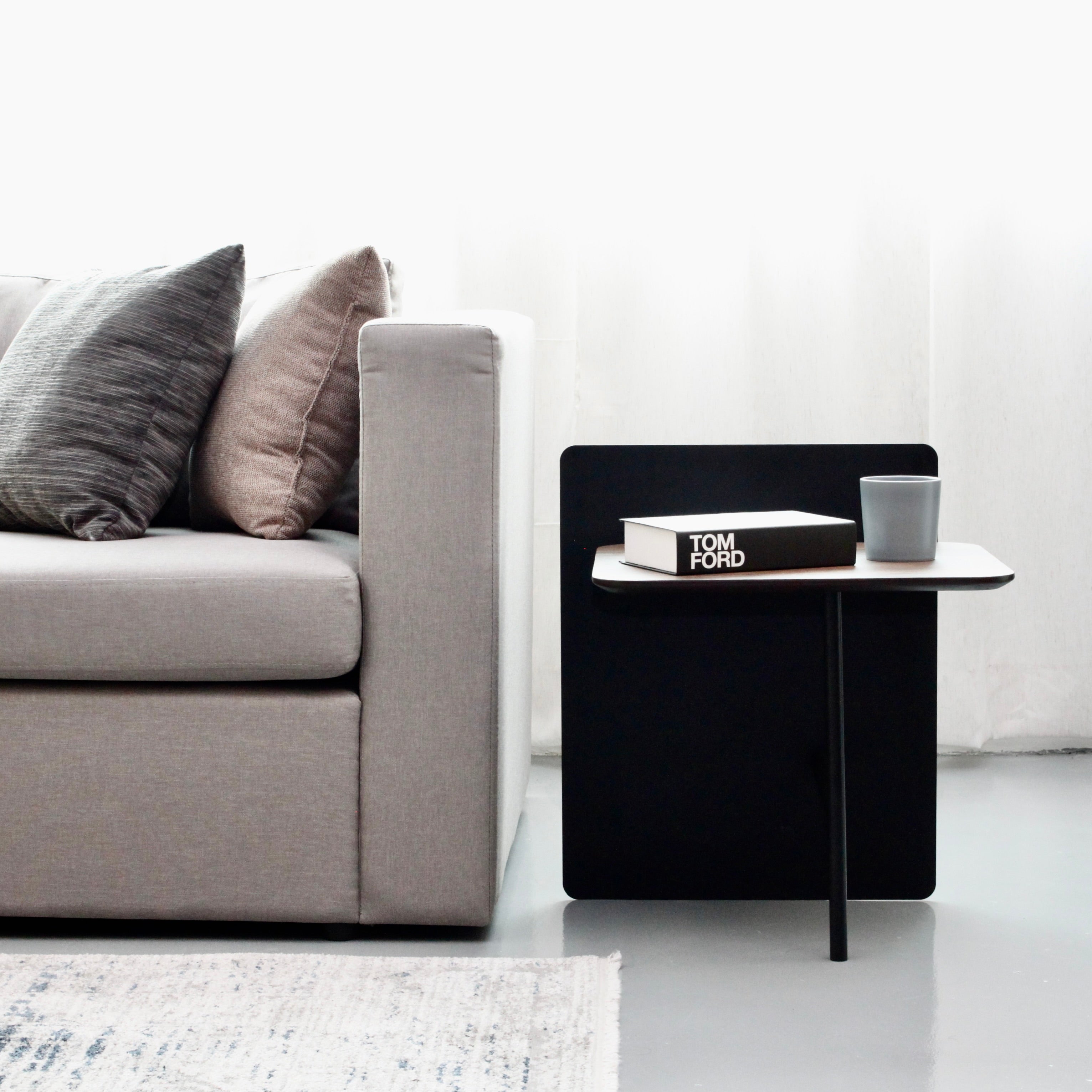 SHIFT Side Table V2.0 Oak RIGHT Exhibit Sales at Seremban 2 Offline Store