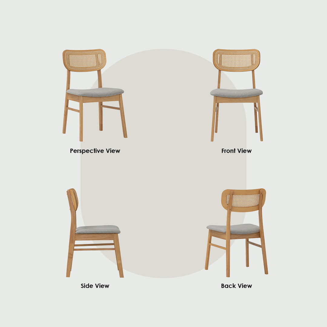 NATURA Chair (2 units) Cocoa