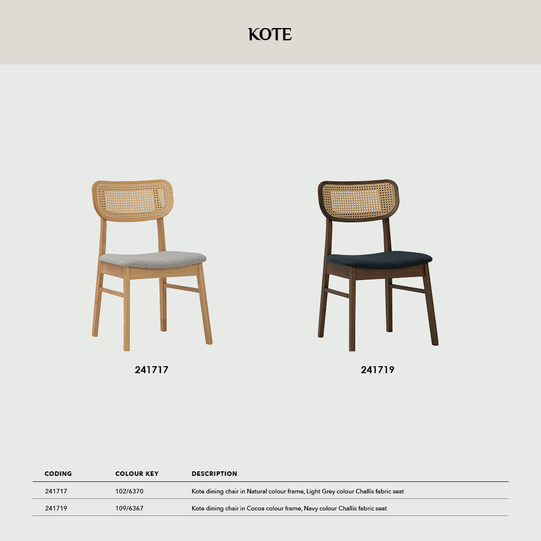 NATURA Chair (2 units) Cocoa