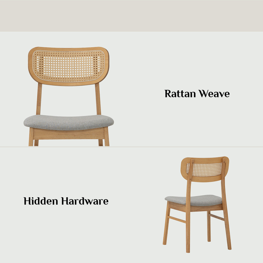 NATURA Chair (2 units) Natural